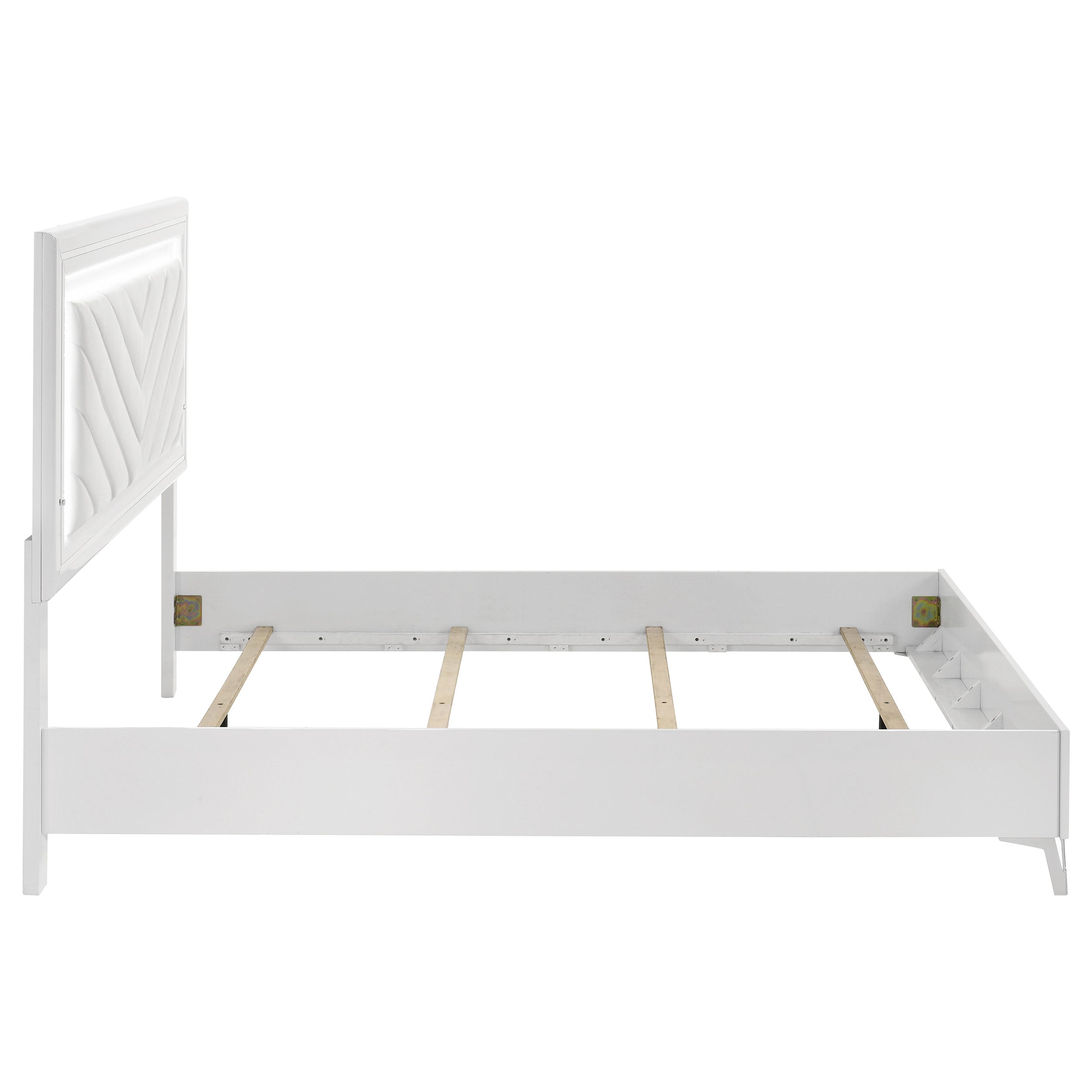 Cassia Panel Bed with LED Lighting - Ideal Furniture (Fresno,CA)