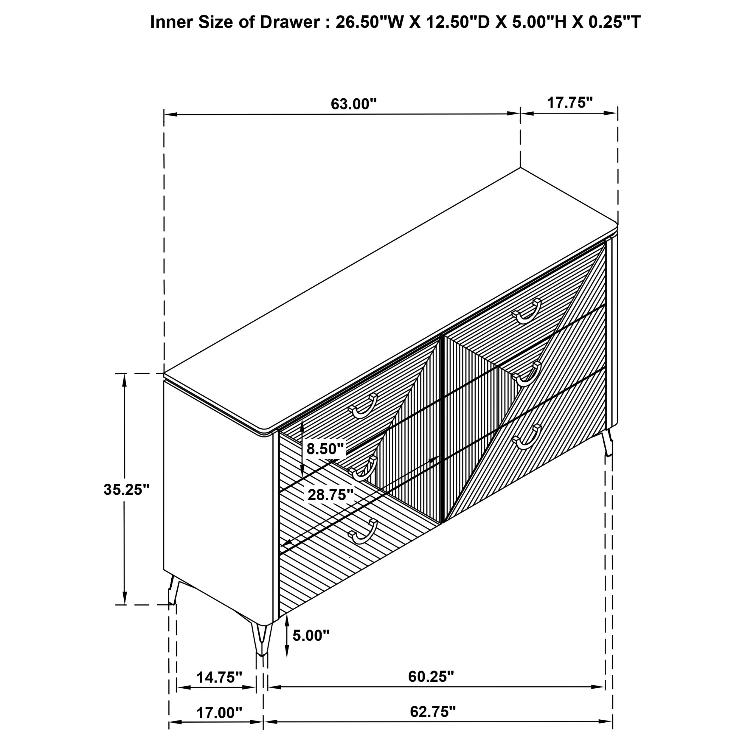 Cassia Dresser - Ideal Furniture (Fresno,CA)