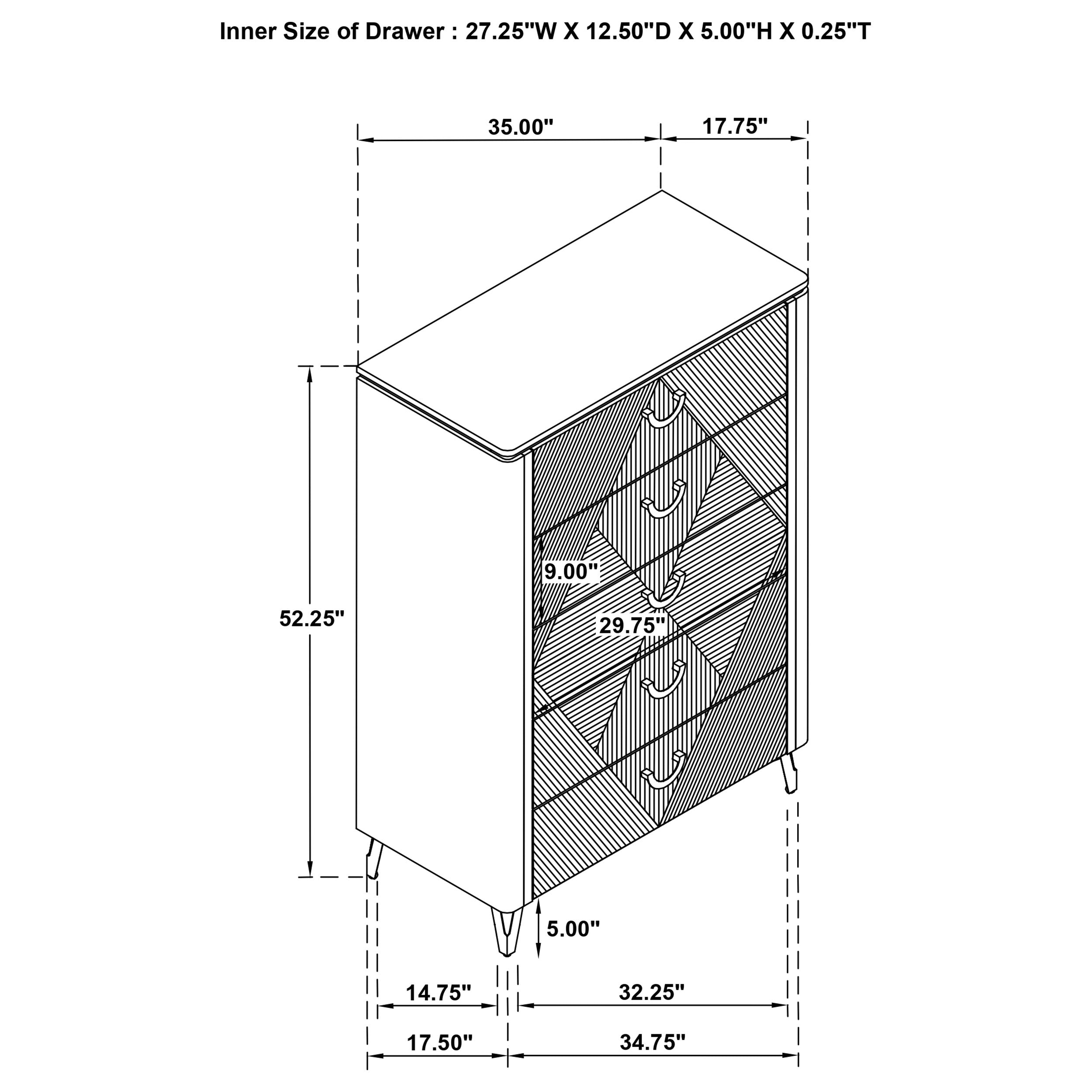 Cassia Chest of Drawers - Ideal Furniture (Fresno,CA)