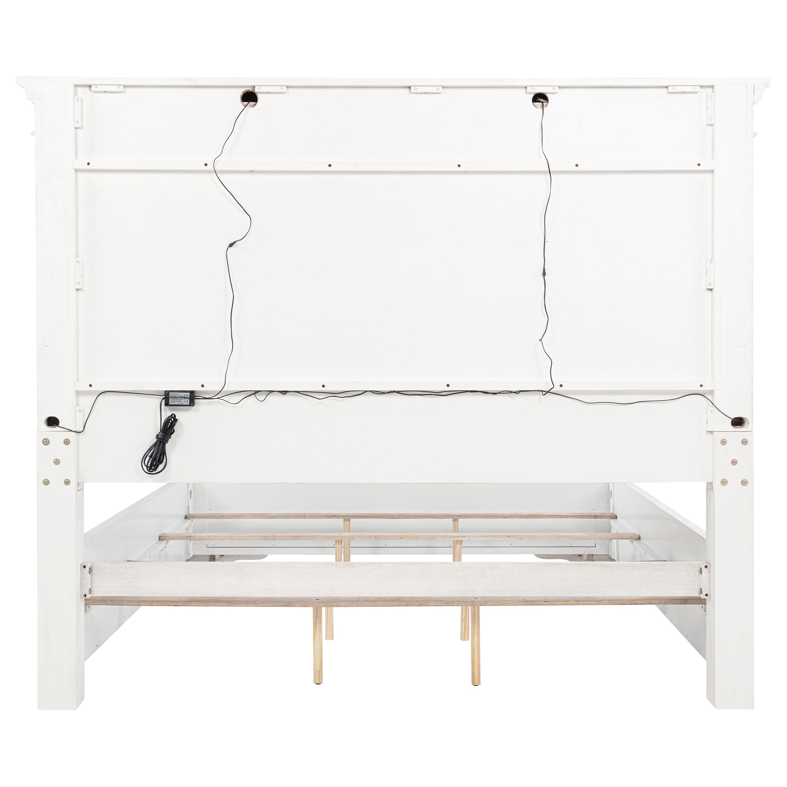 McKinney Panel Bed with LED Lighting - Ideal Furniture (Fresno,CA)