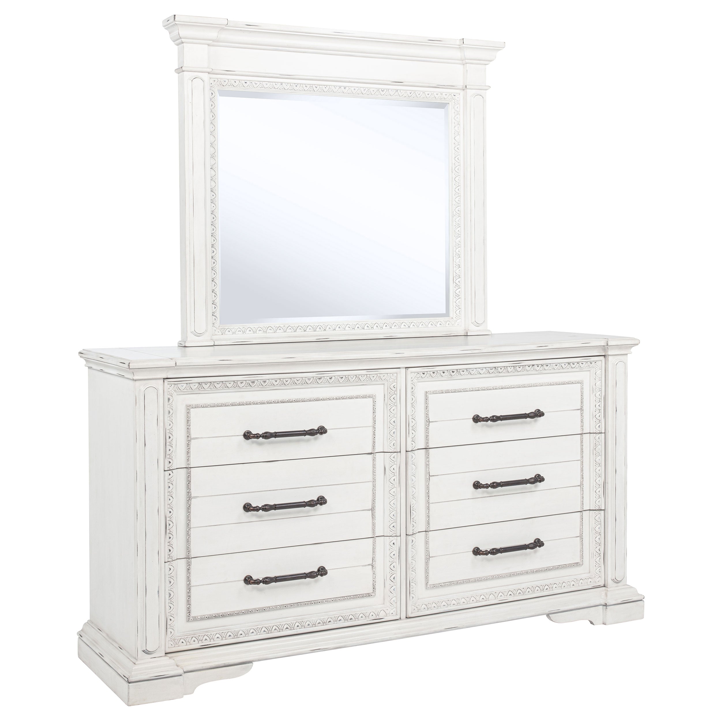 McKinney Dresser with Mirror - Ideal Furniture (Fresno,CA)
