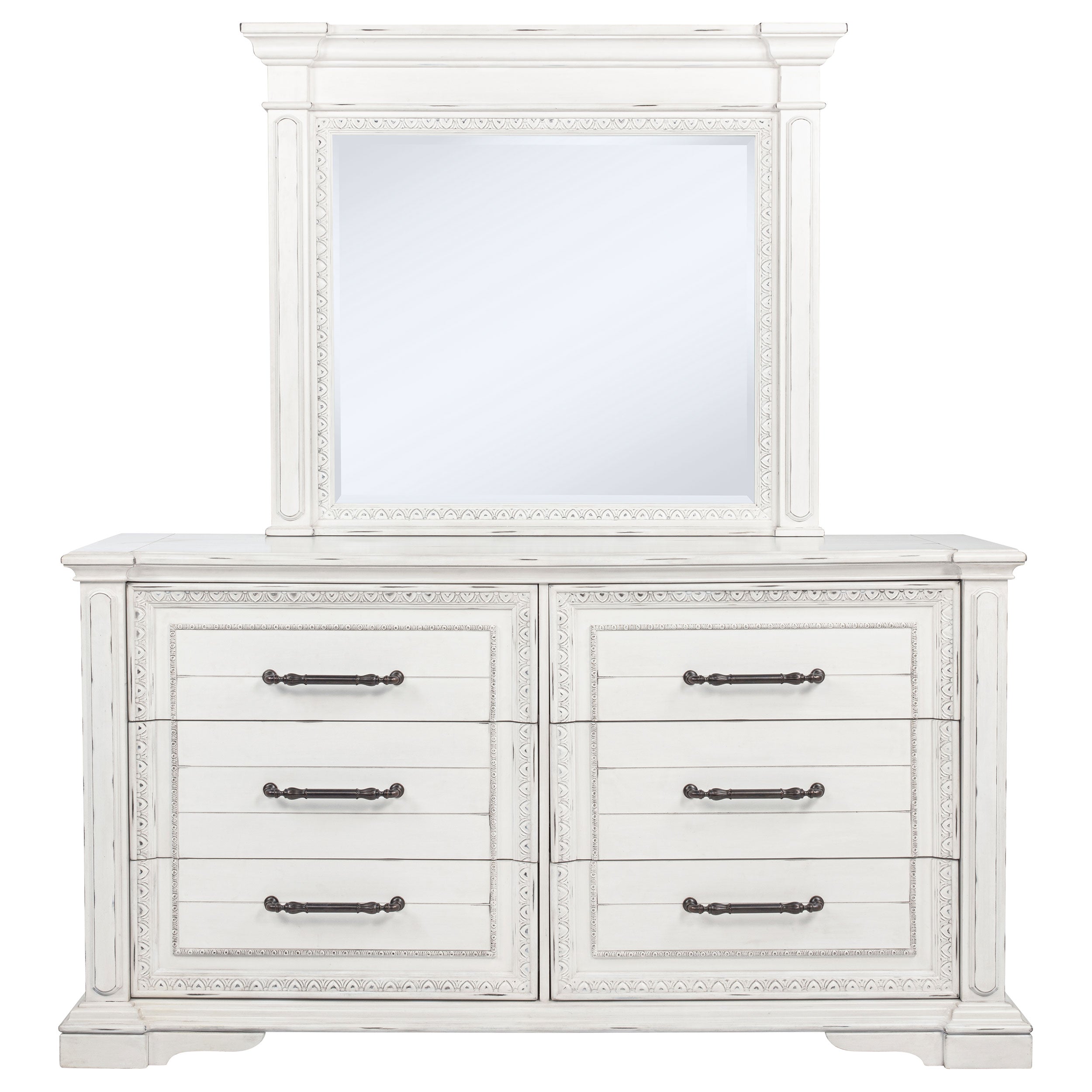 McKinney Dresser with Mirror - Ideal Furniture (Fresno,CA)