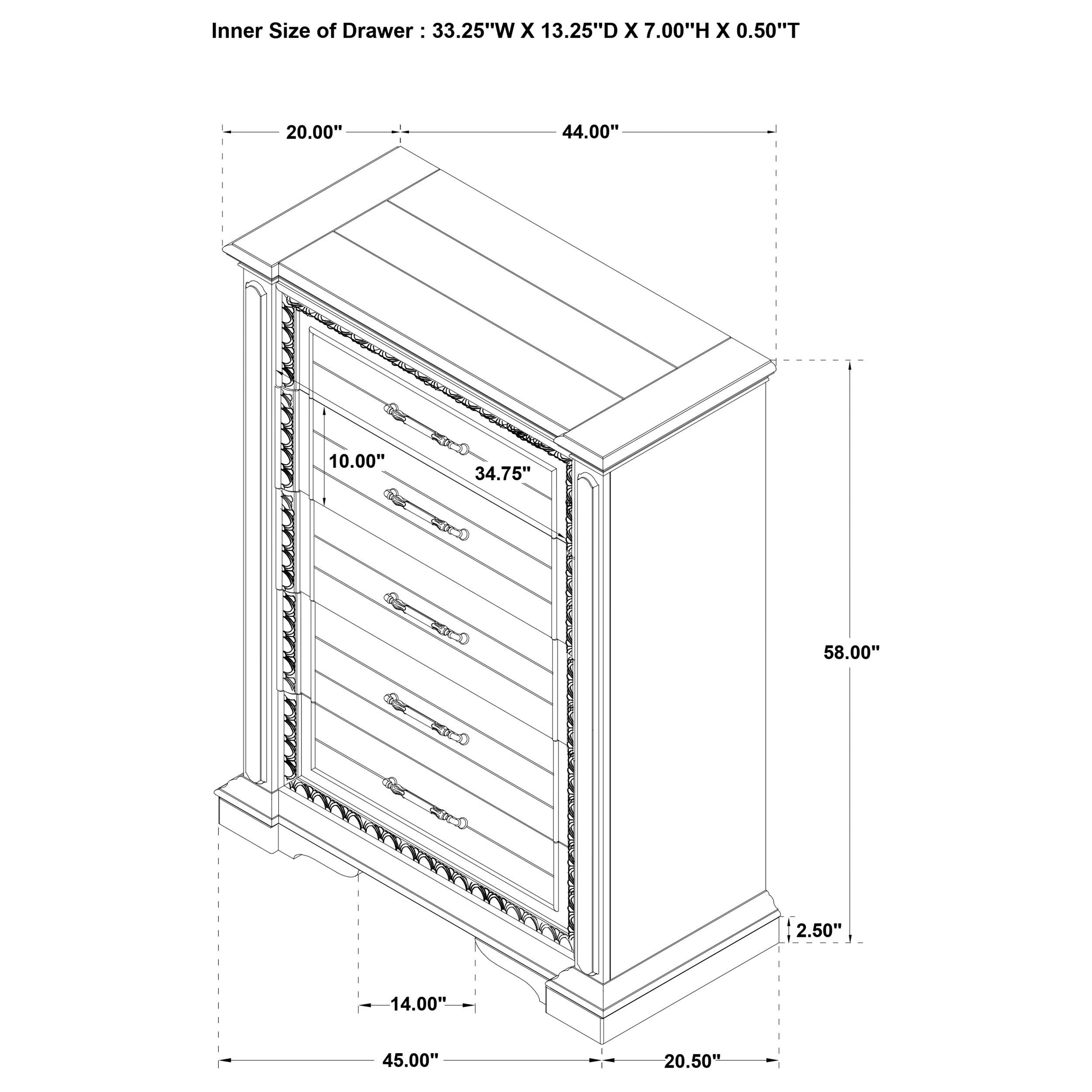 McKinney Chest of Drawers - Ideal Furniture (Fresno,CA)