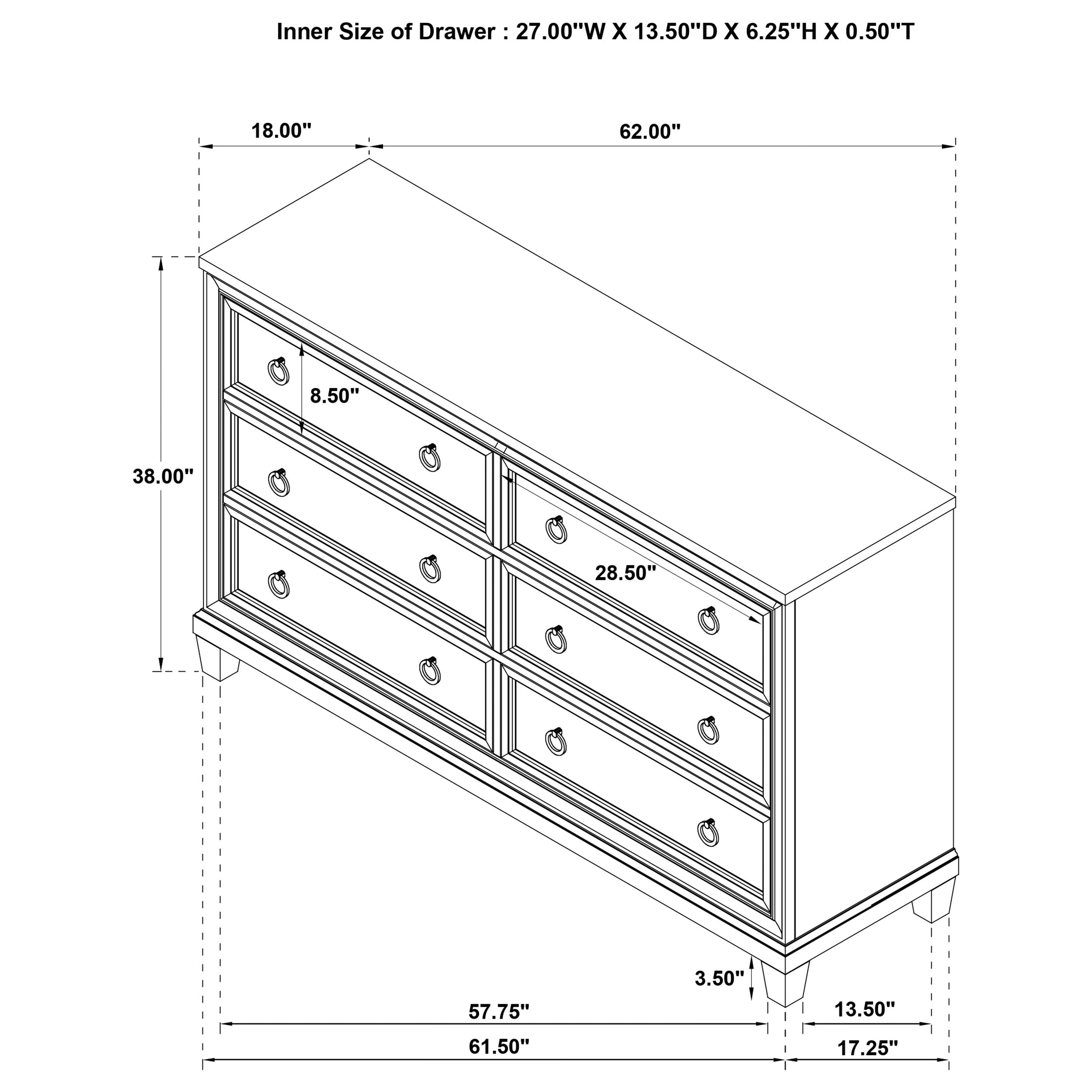 Pembroke Bedroom Set - Ideal Furniture (Fresno,CA)