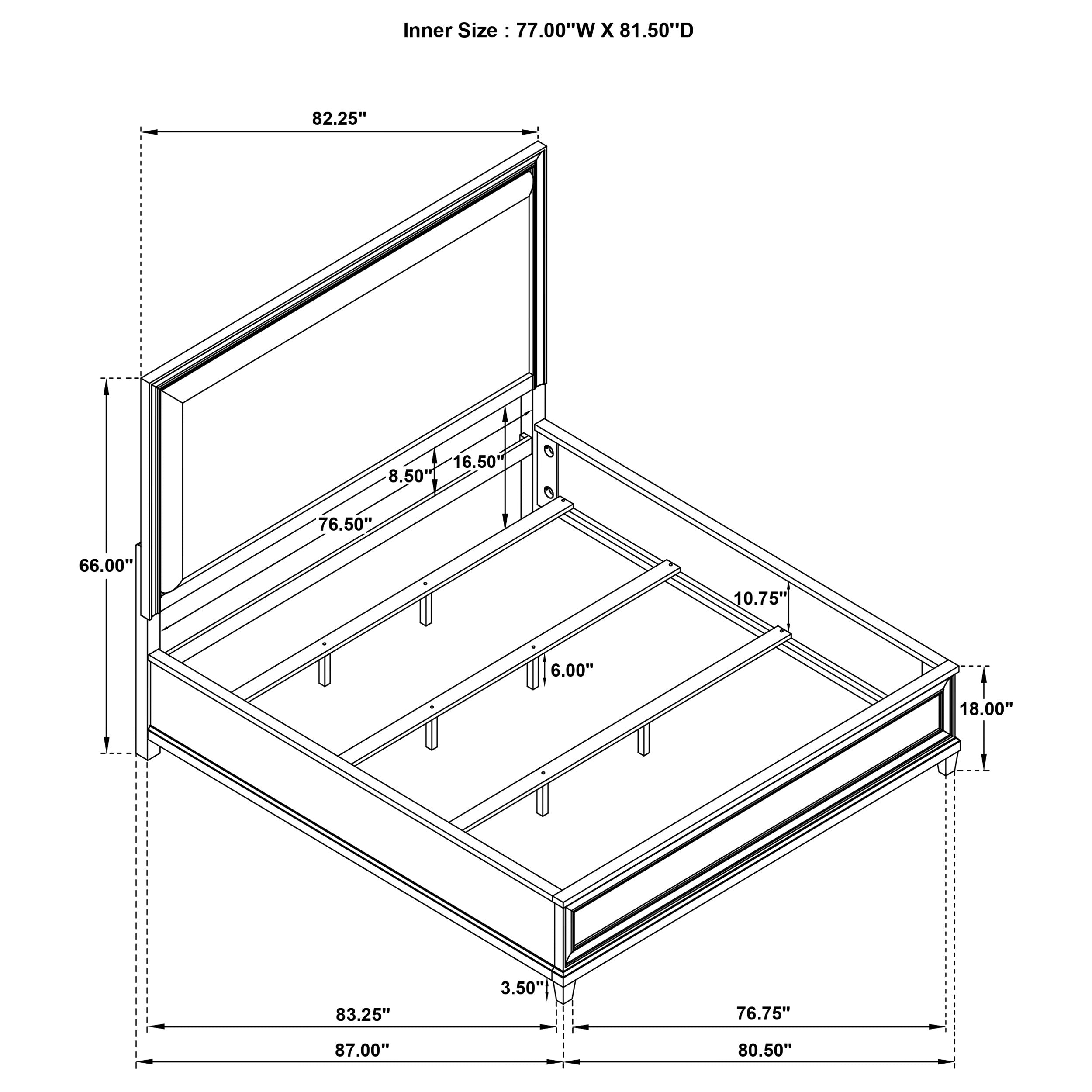 Pembroke Bedroom Set - Ideal Furniture (Fresno,CA)
