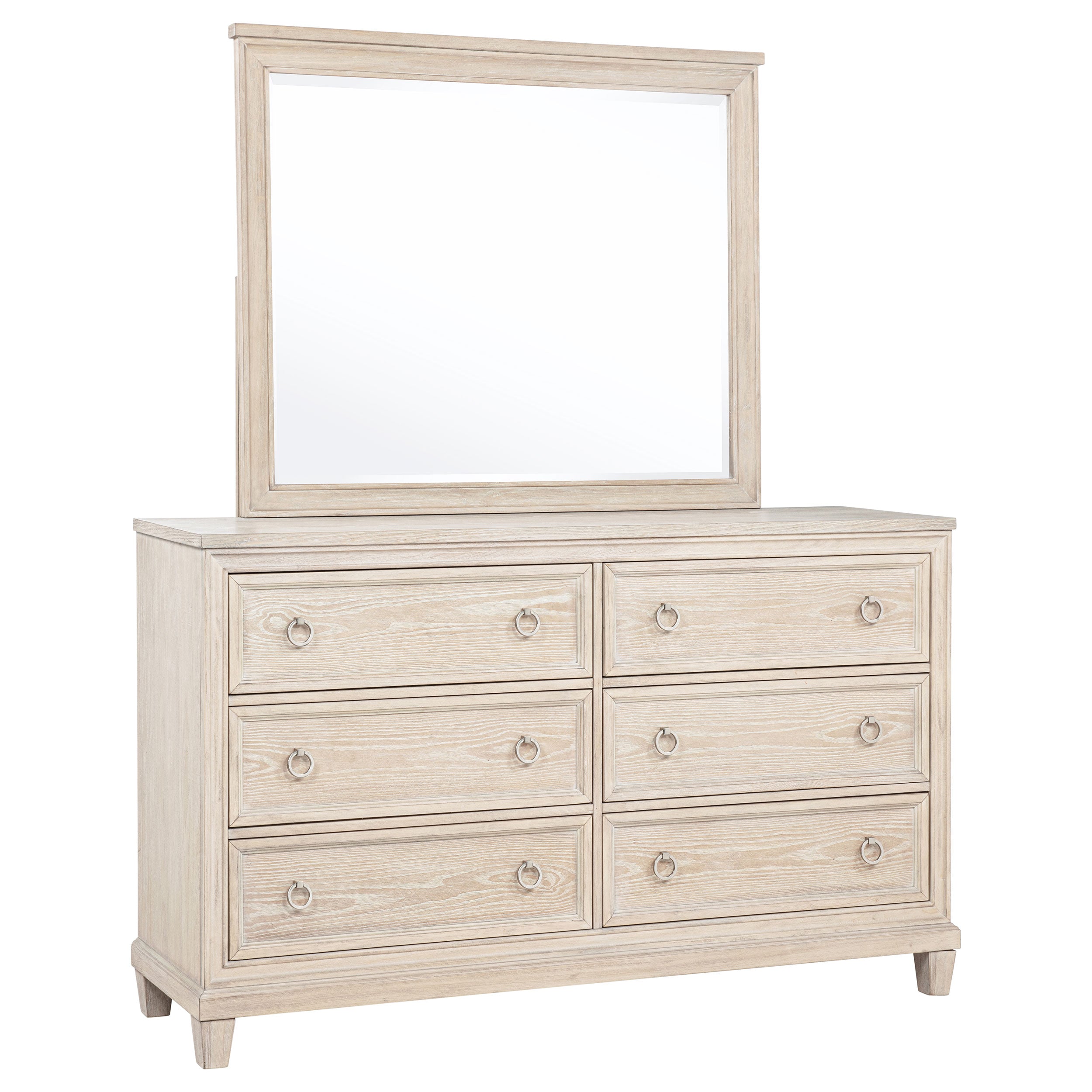 Pembroke Dresser with Mirror - Ideal Furniture (Fresno,CA)