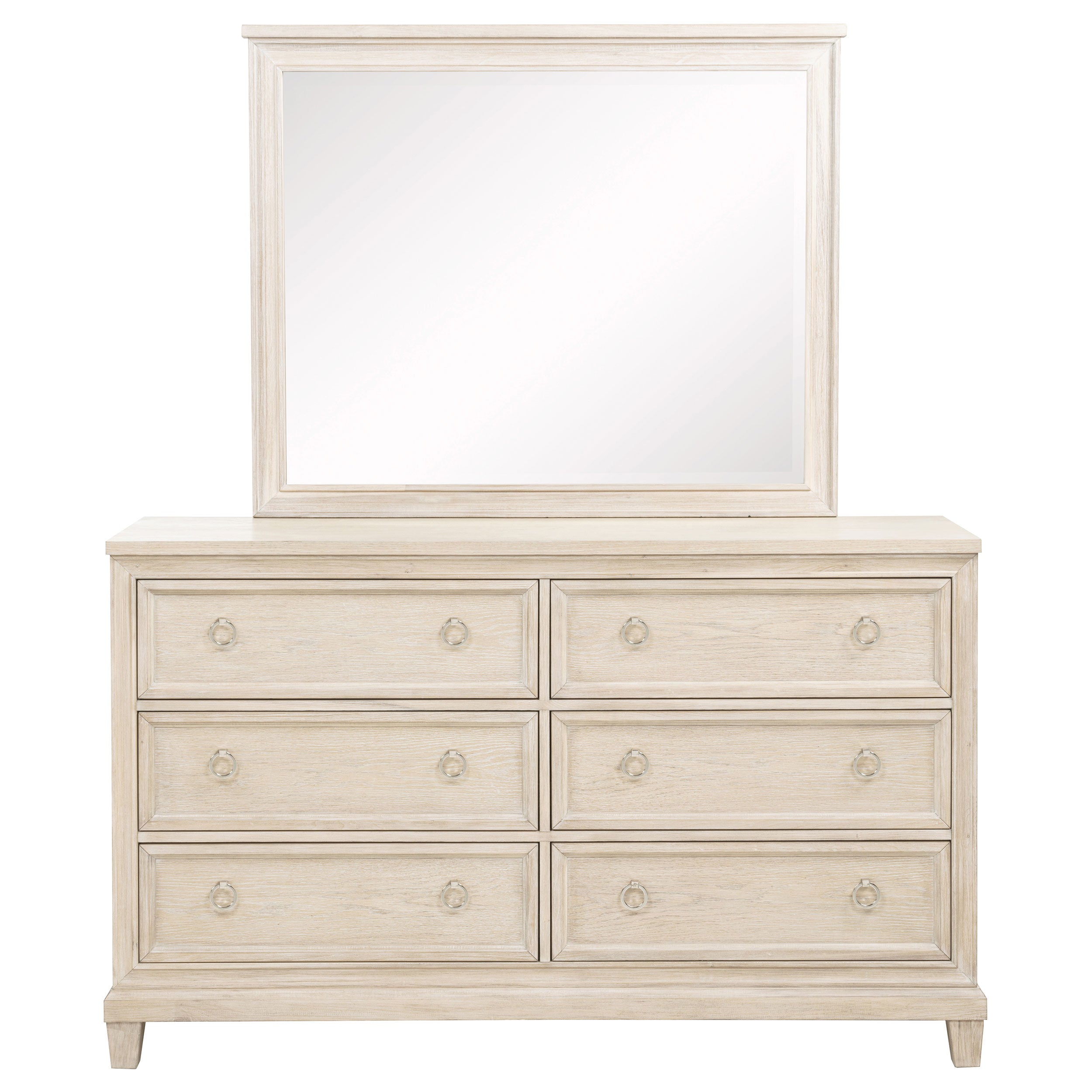 Pembroke Dresser with Mirror - Ideal Furniture (Fresno,CA)