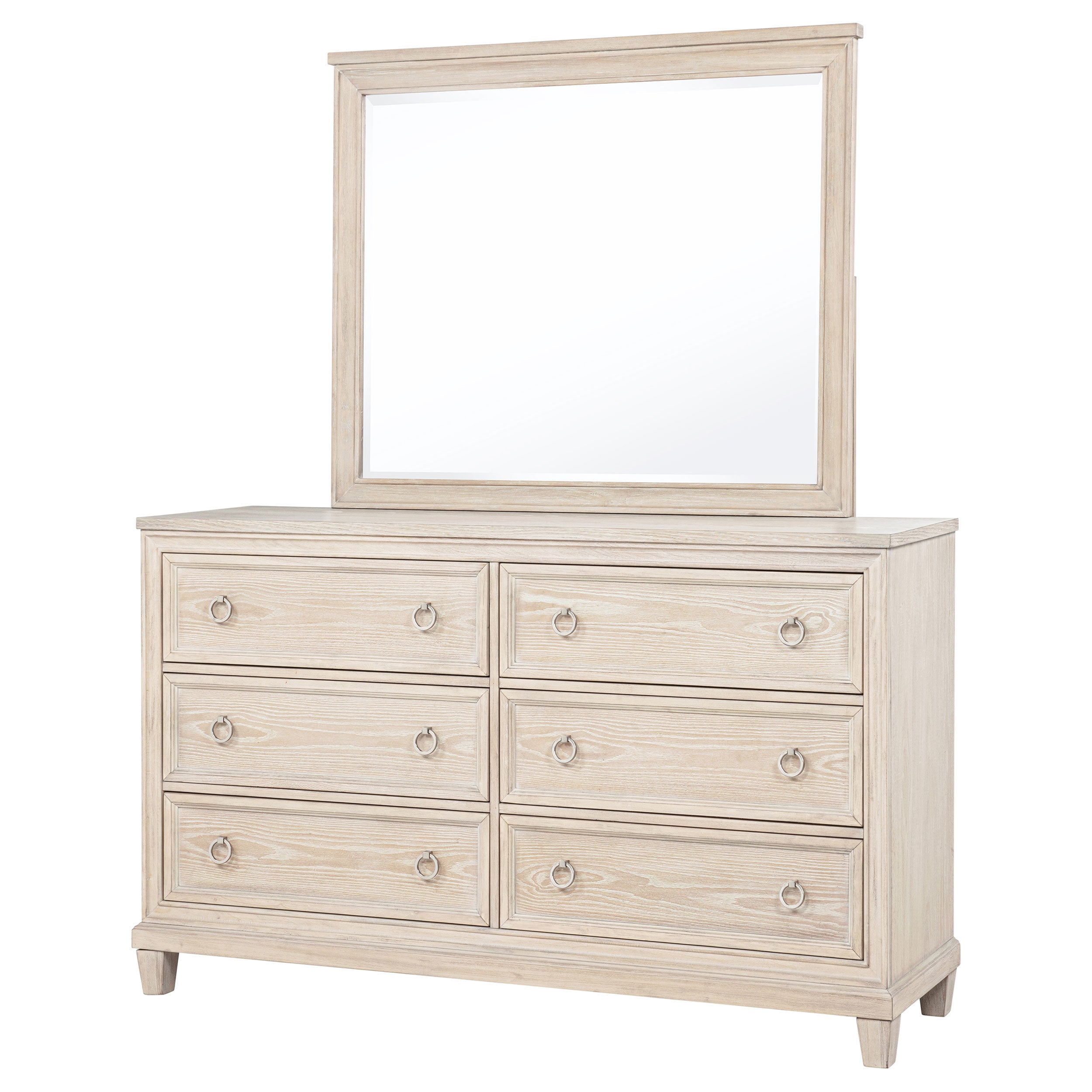 Pembroke Dresser with Mirror - Ideal Furniture (Fresno,CA)