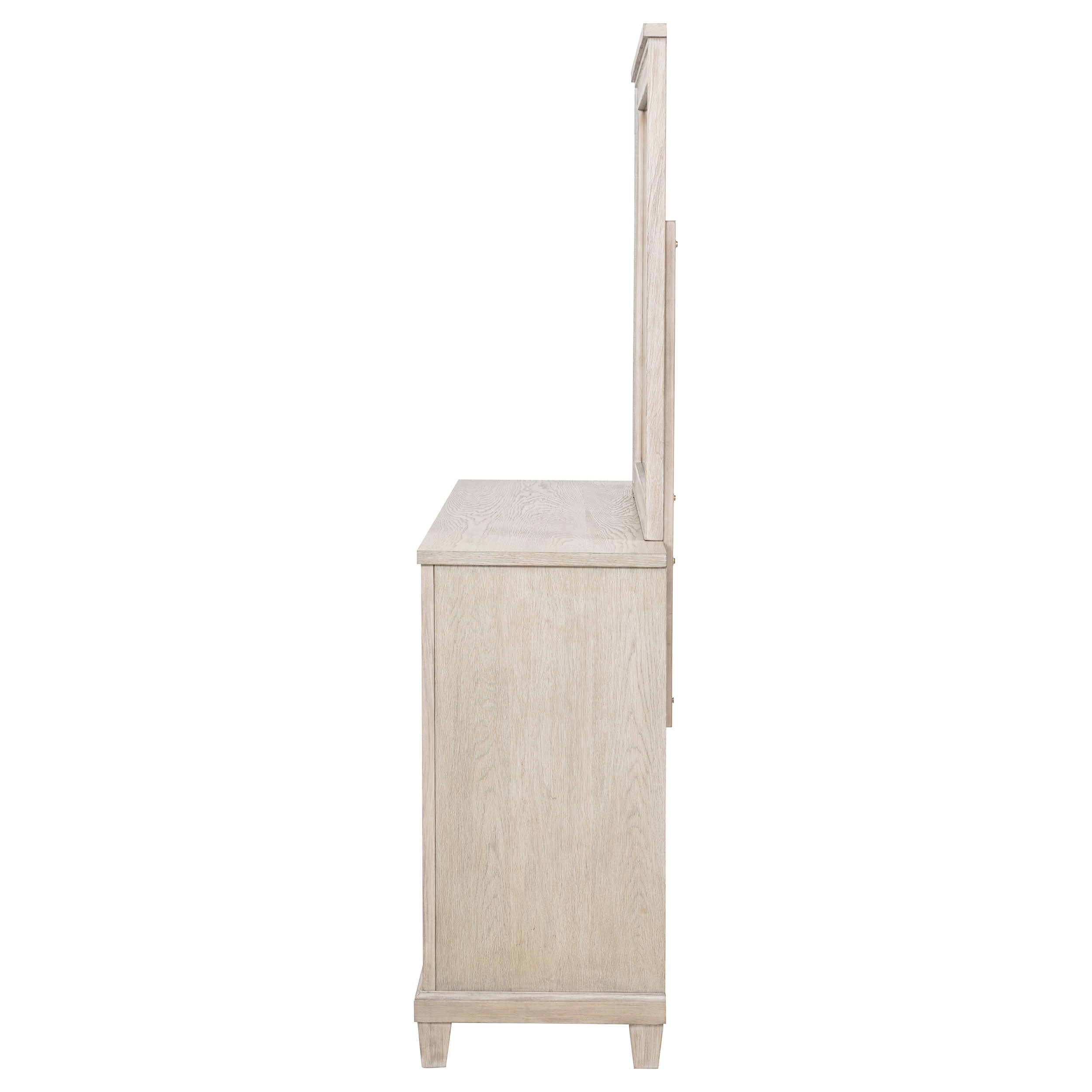 Pembroke Dresser with Mirror - Ideal Furniture (Fresno,CA)
