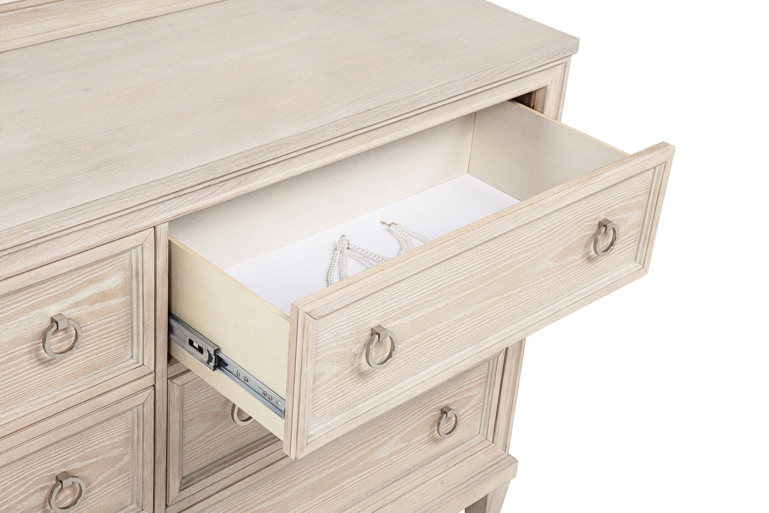 Pembroke Dresser with Mirror - Ideal Furniture (Fresno,CA)