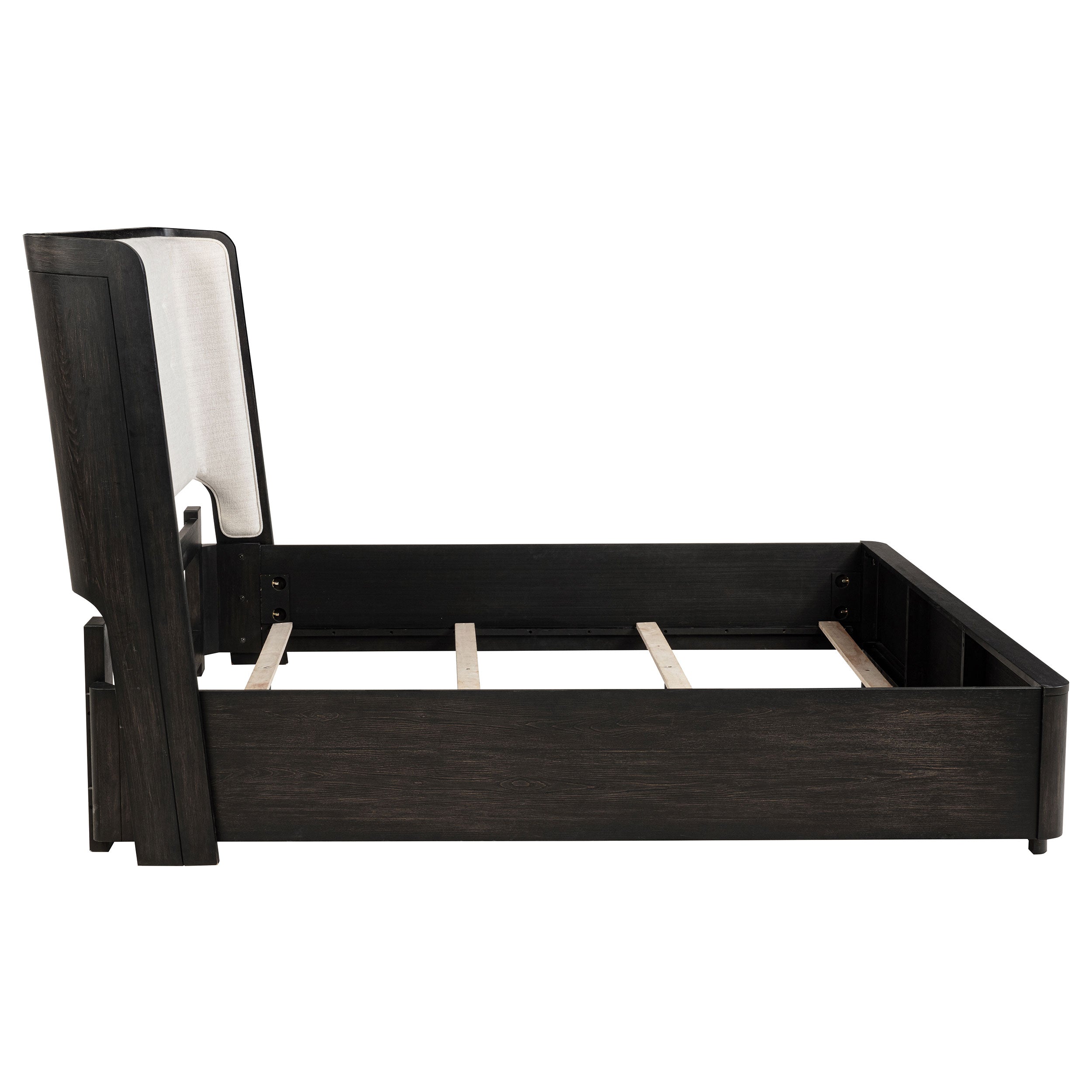 Leandro Wingback Bed - Ideal Furniture (Fresno,CA)