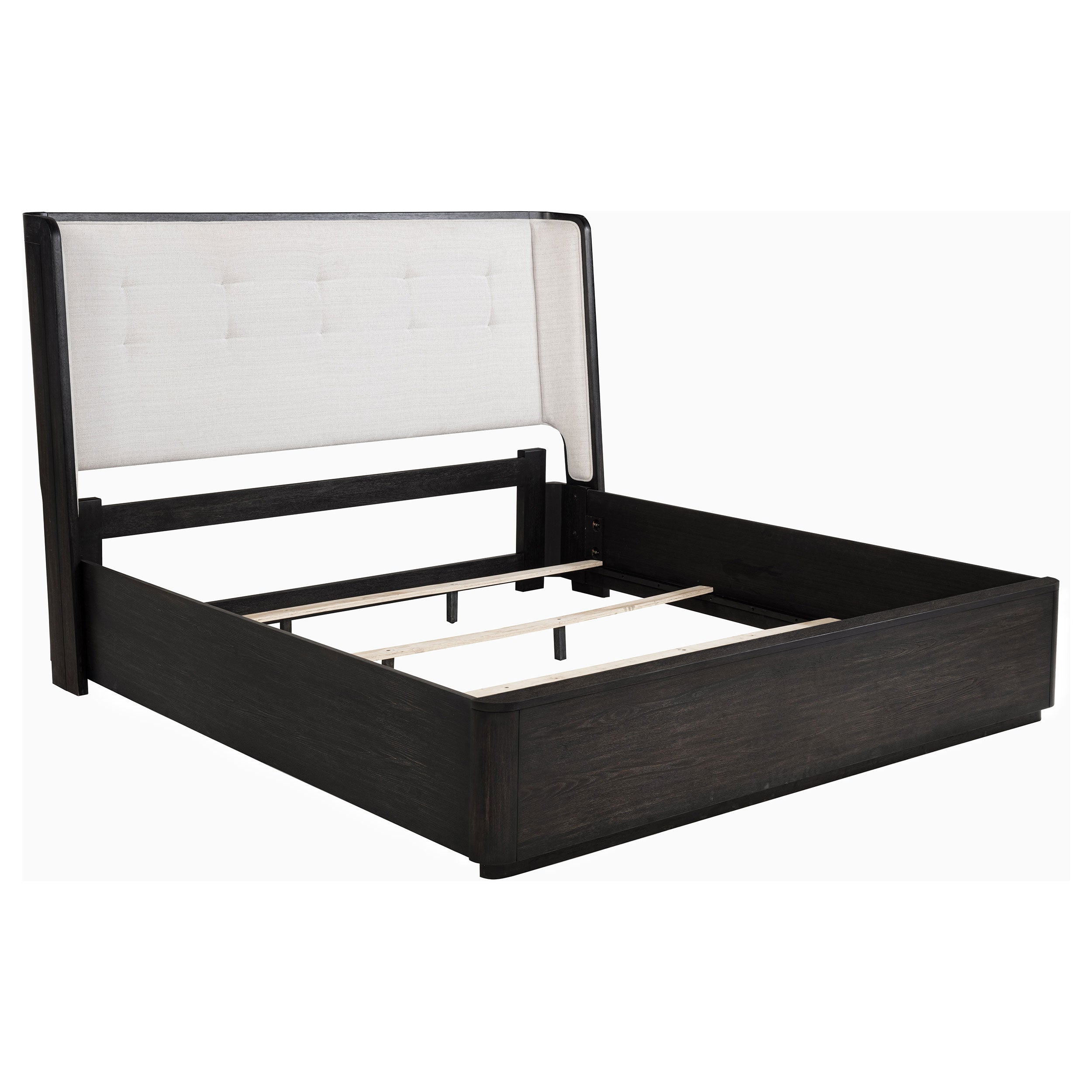 Leandro Wingback Bed - Ideal Furniture (Fresno,CA)