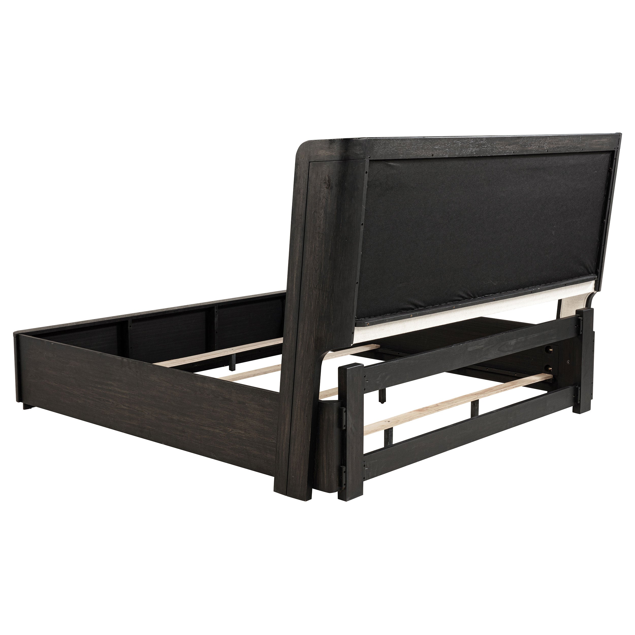 Leandro Wingback Bed - Ideal Furniture (Fresno,CA)