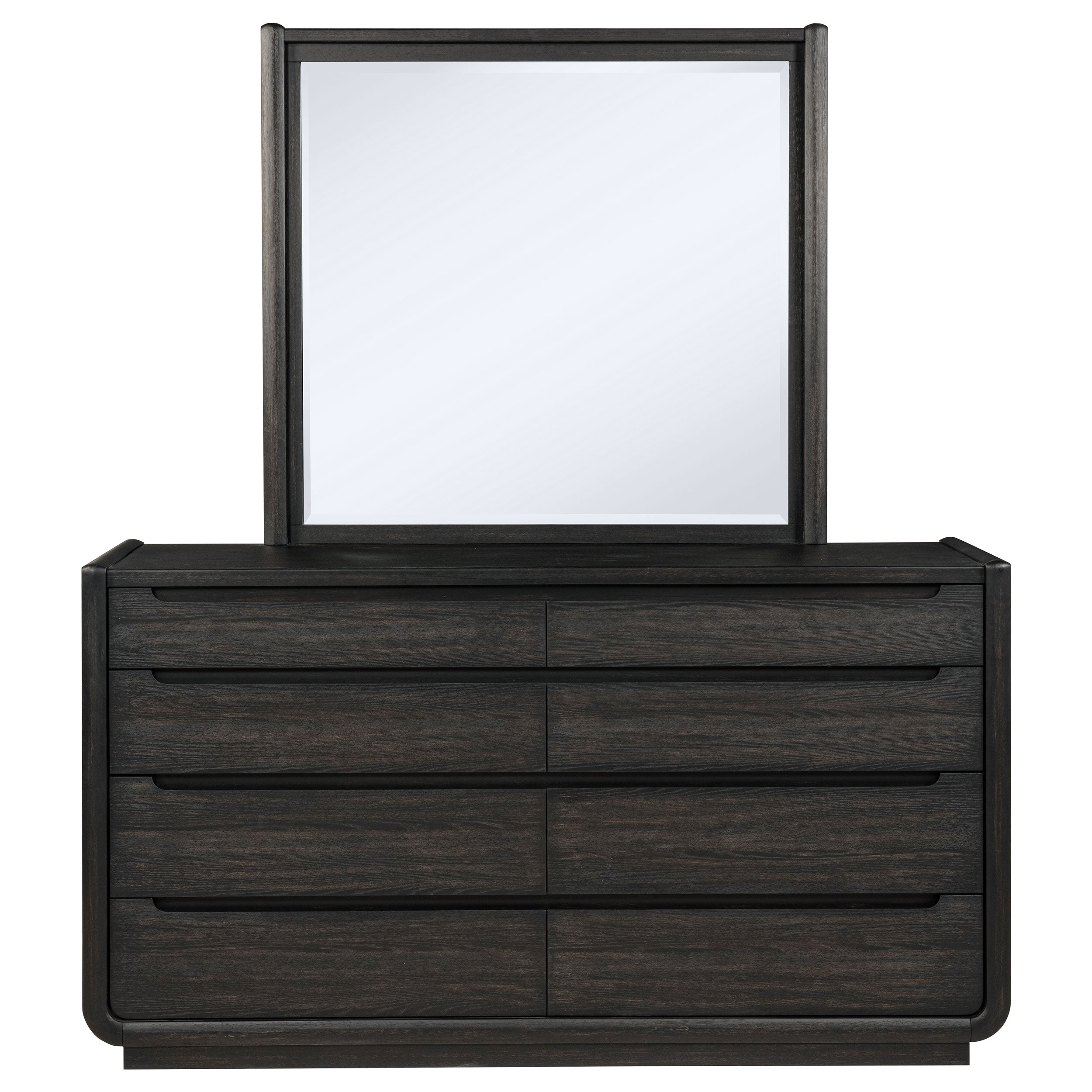 Leandro Dresser with Mirror - Ideal Furniture (Fresno,CA)