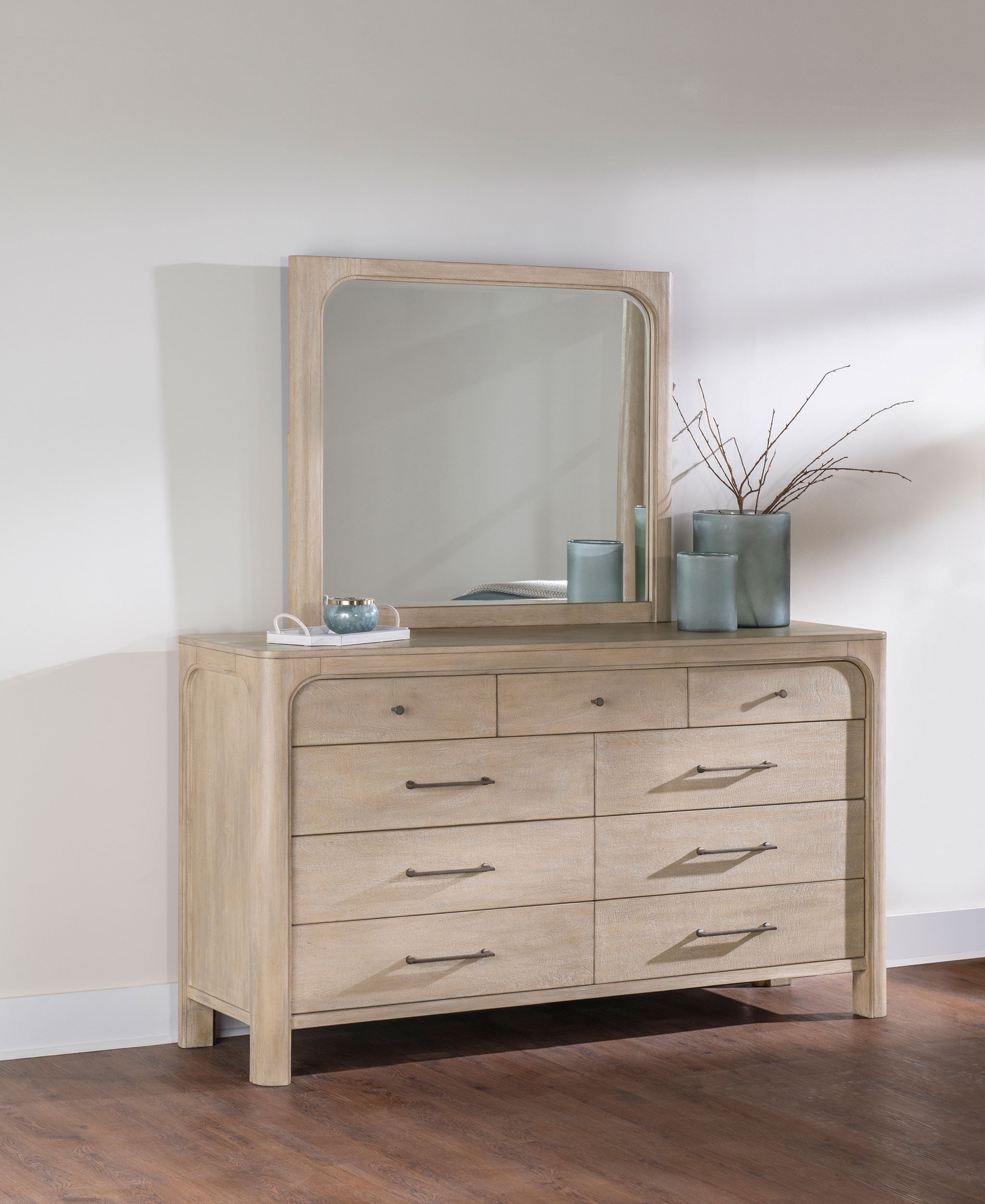 Solano Dresser with Mirror - Ideal Furniture (Fresno,CA)