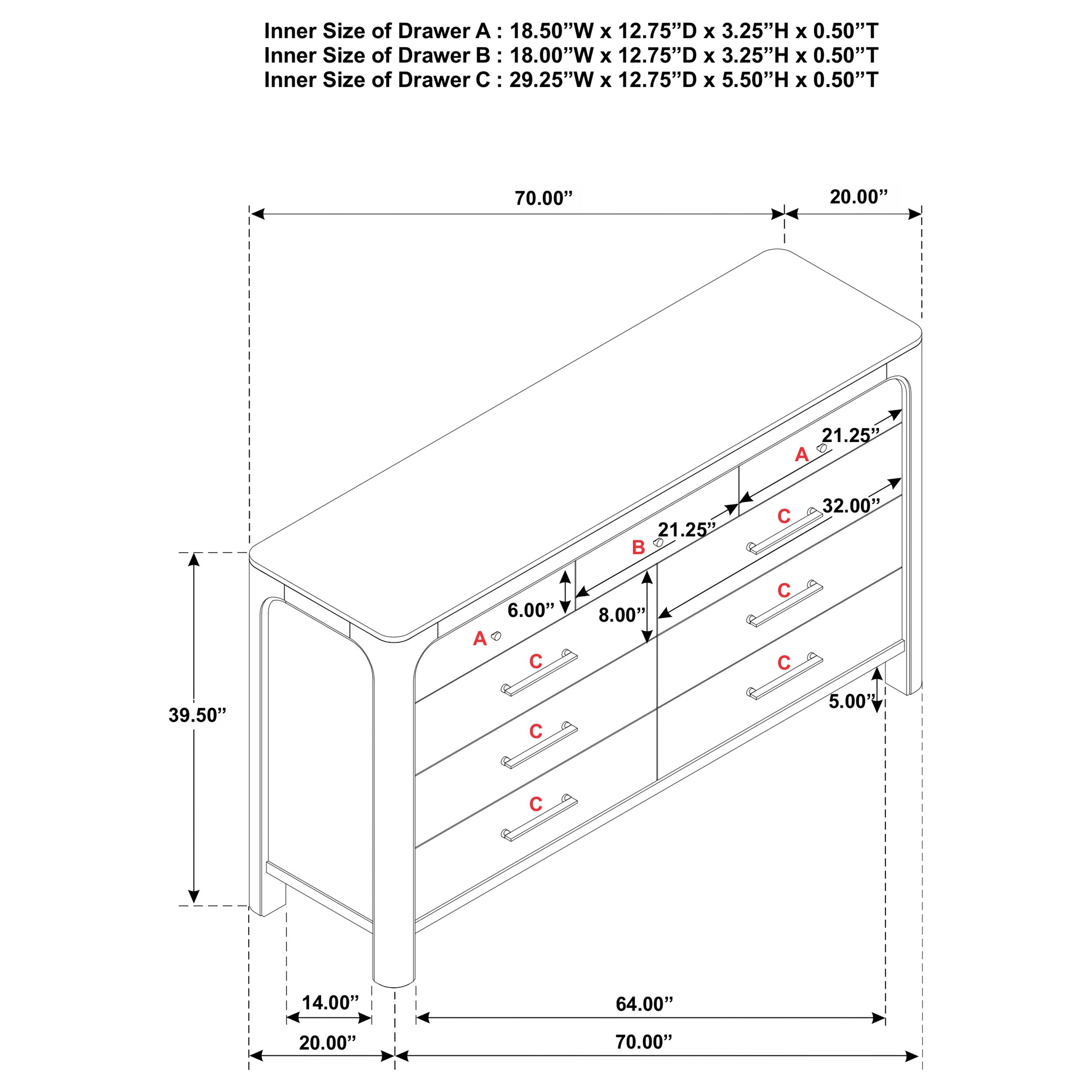 Solano Dresser - Ideal Furniture (Fresno,CA)