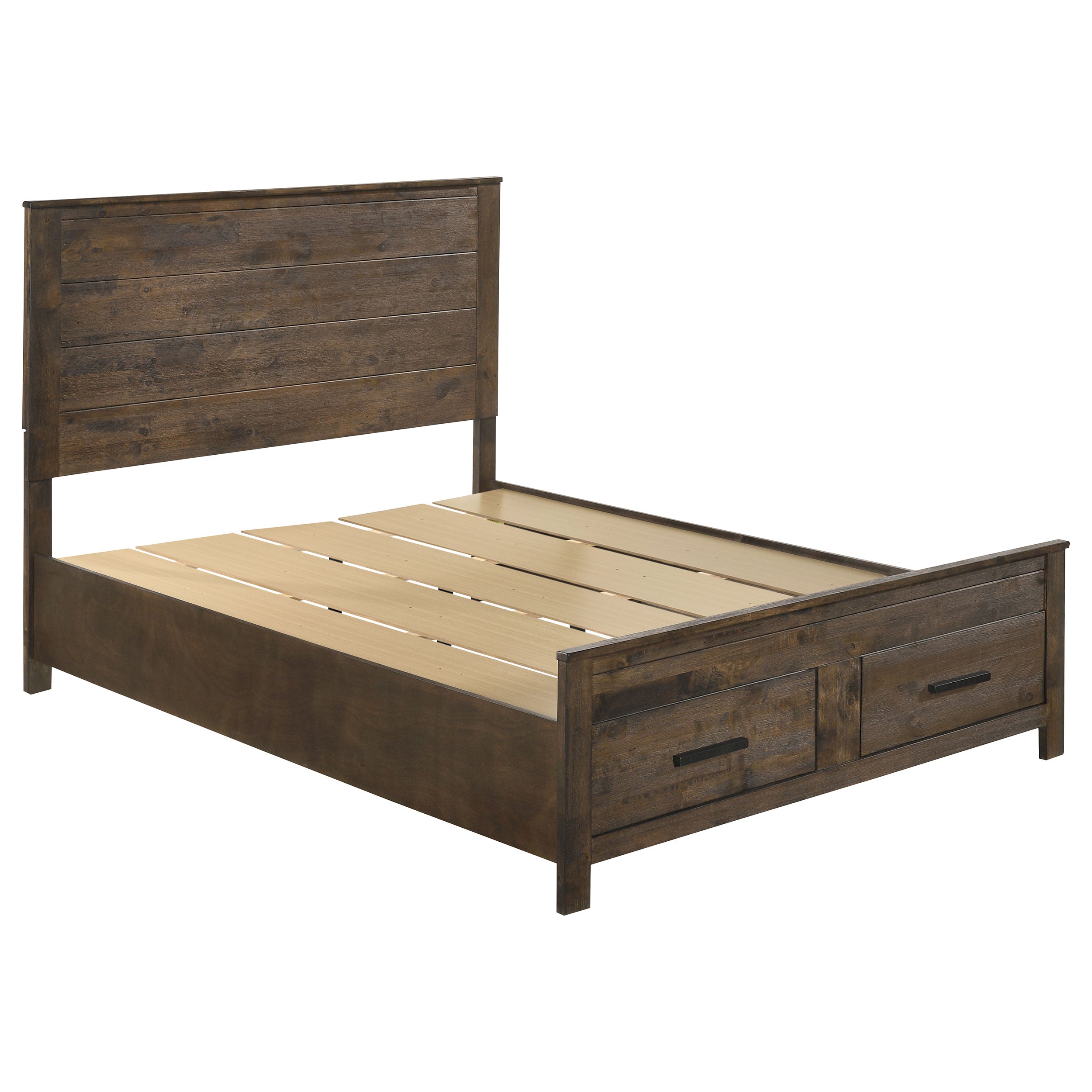 Woodmont Panel Platform Storage Bed - Ideal Furniture (Fresno,CA)