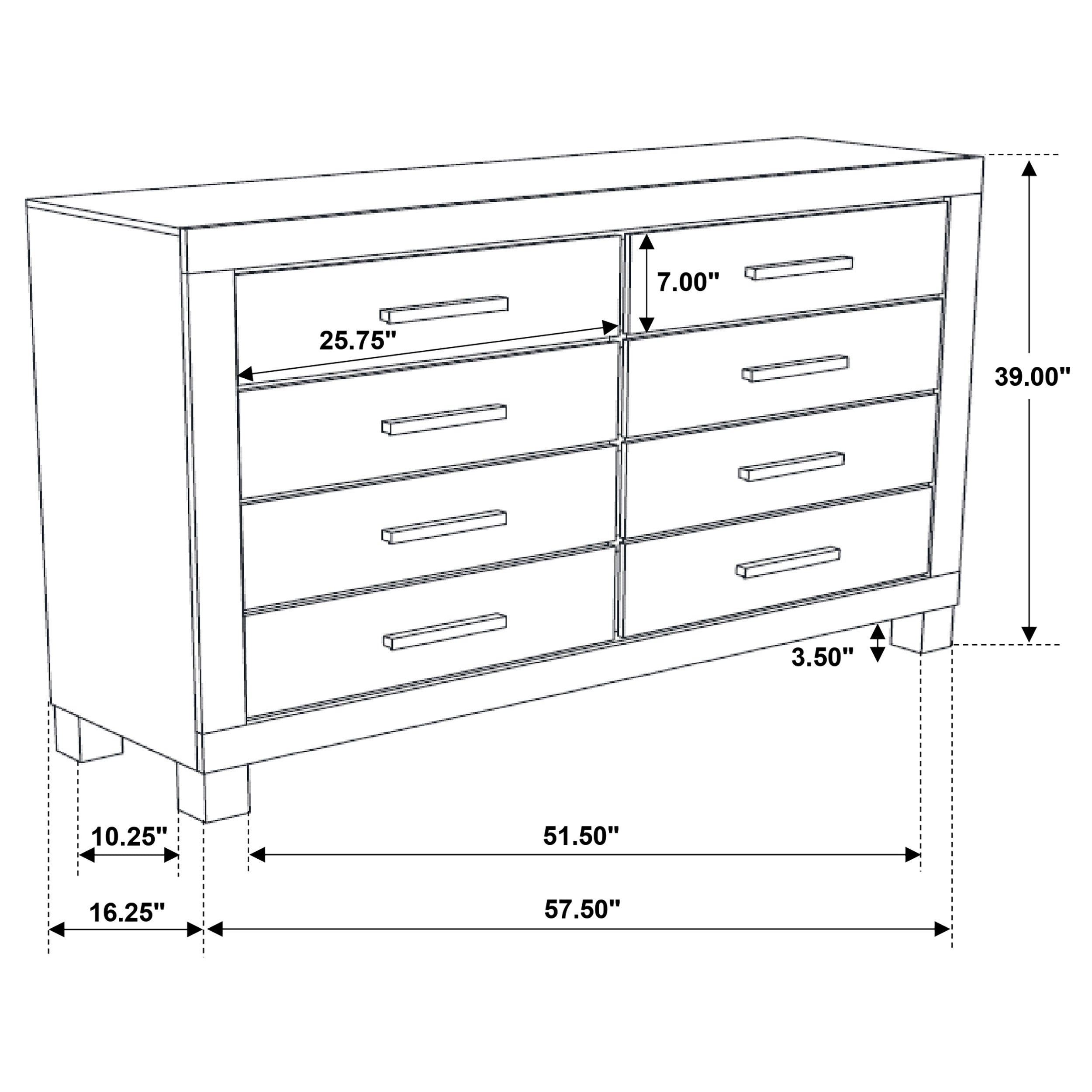 Woodmont Dresser - Ideal Furniture (Fresno,CA)