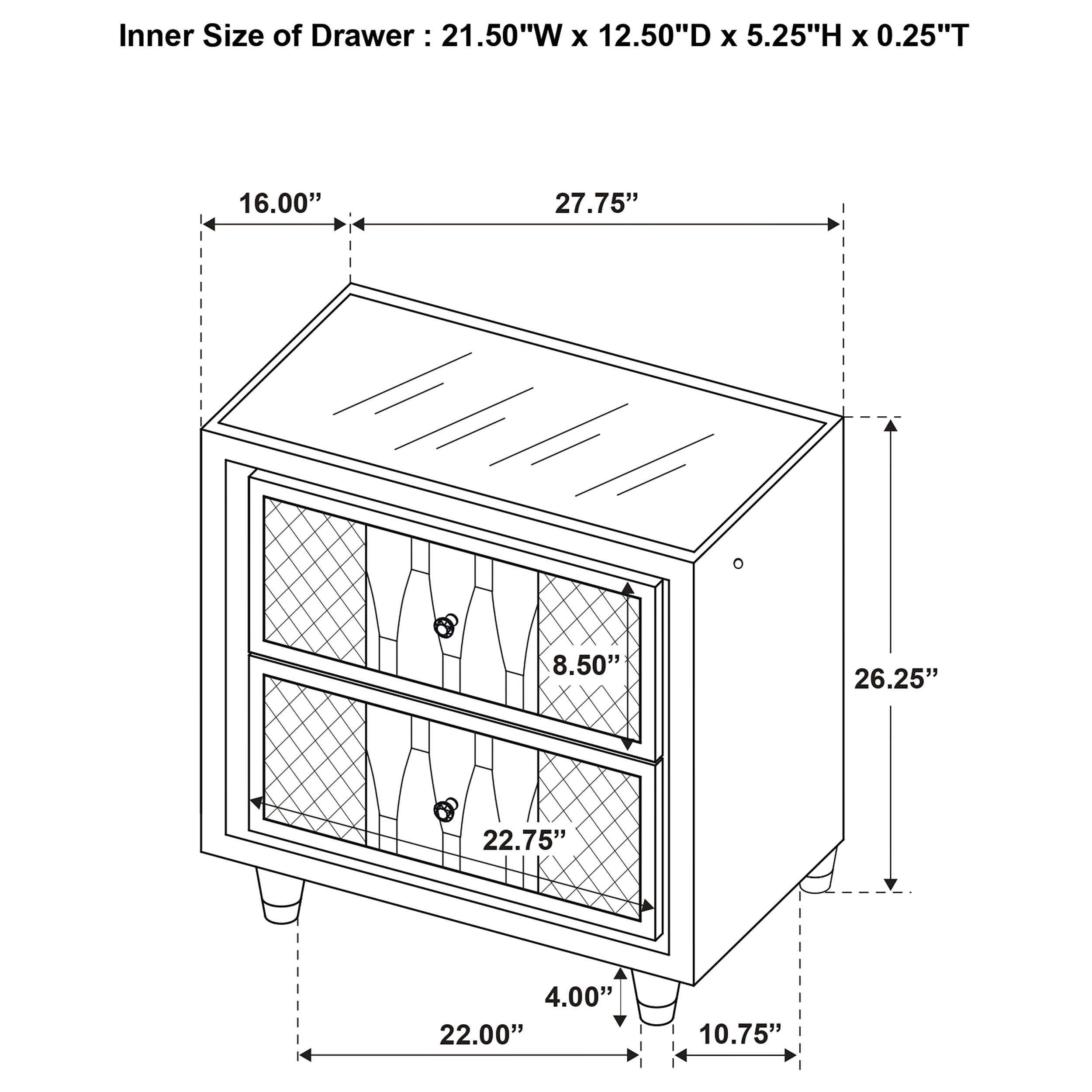 Lorient Bedroom Set - Ideal Furniture (Fresno,CA)