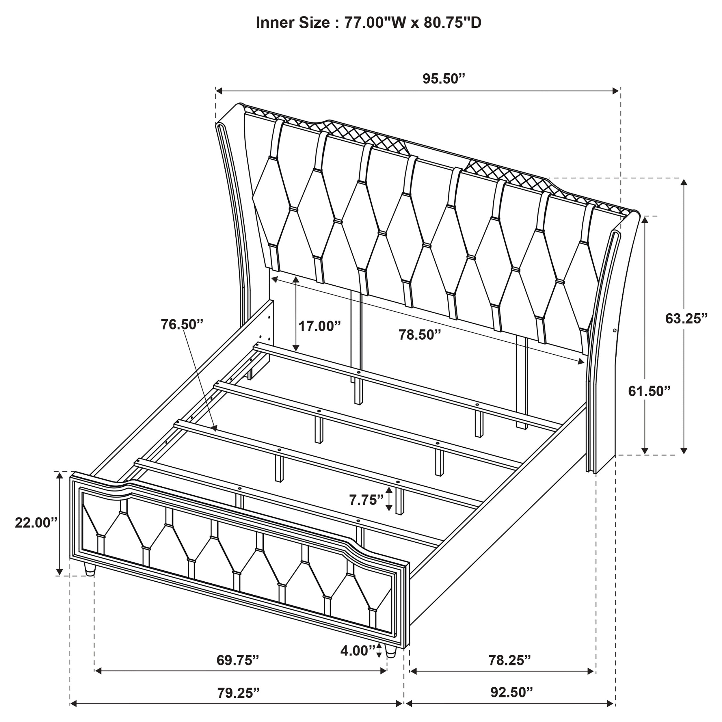 Lorient Bedroom Set - Ideal Furniture (Fresno,CA)