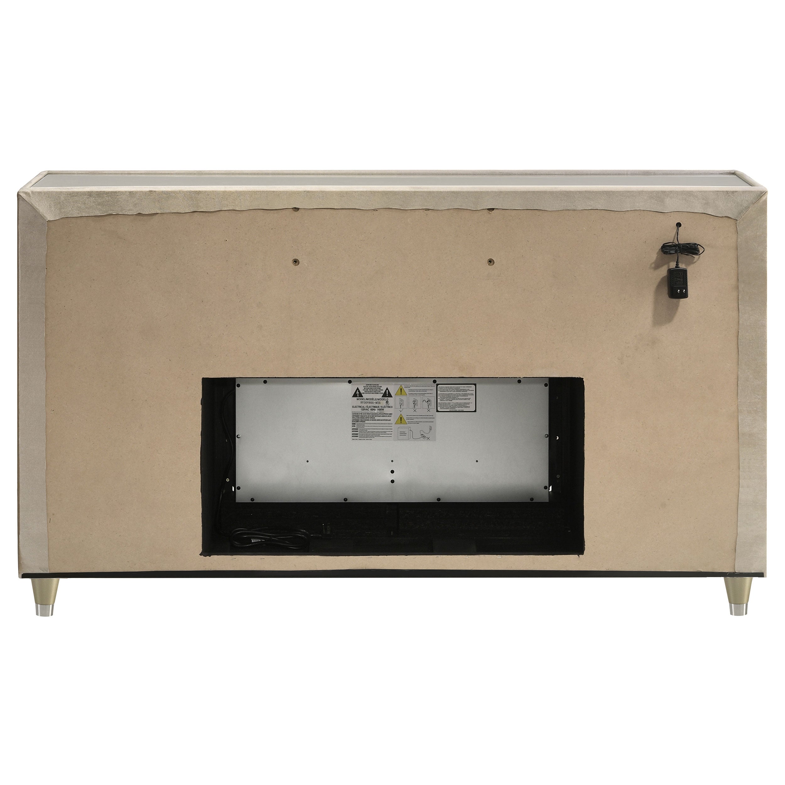 Lorient LED Dresser with Flame Visualizer - Ideal Furniture (Fresno,CA)
