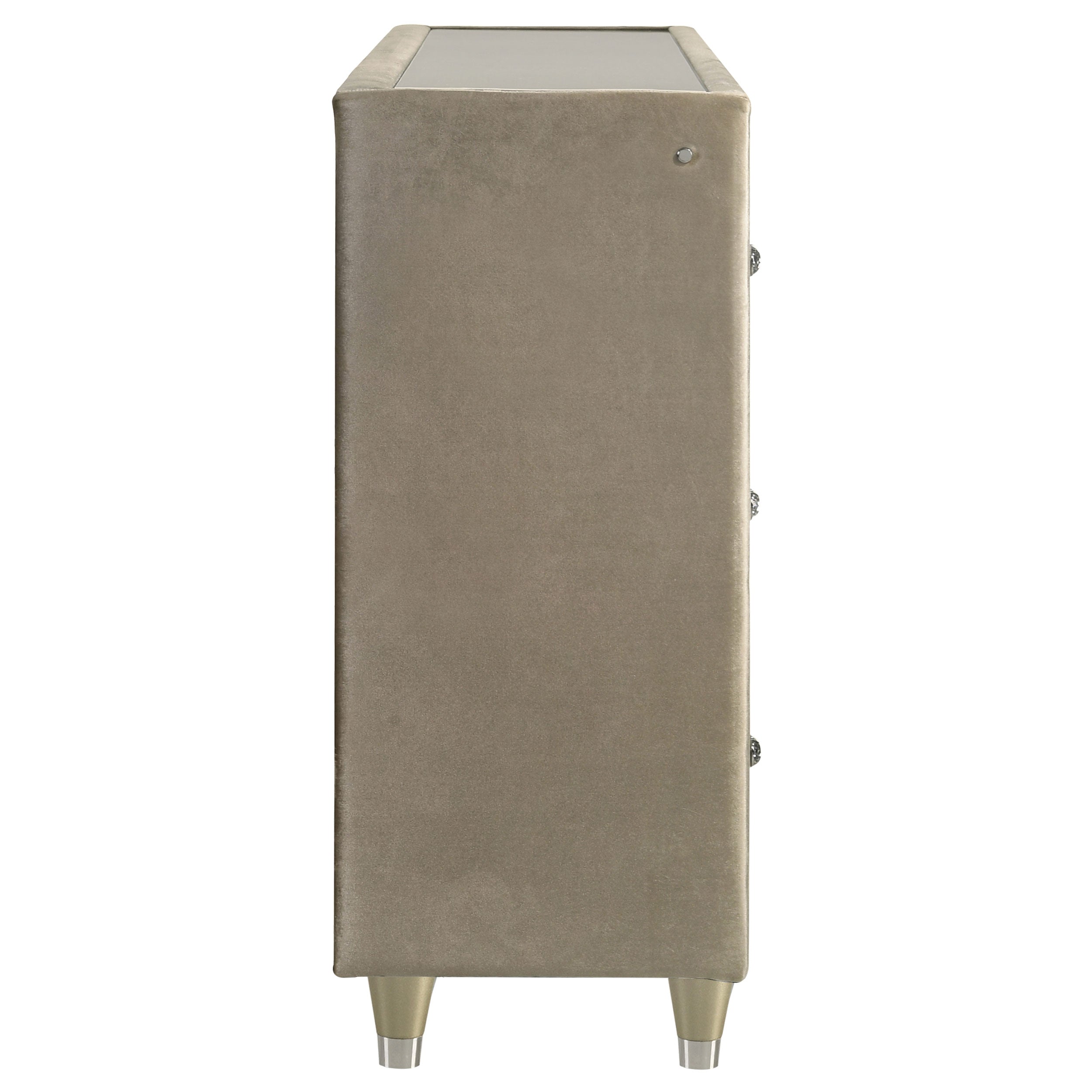 Lorient LED Dresser with Flame Visualizer - Ideal Furniture (Fresno,CA)