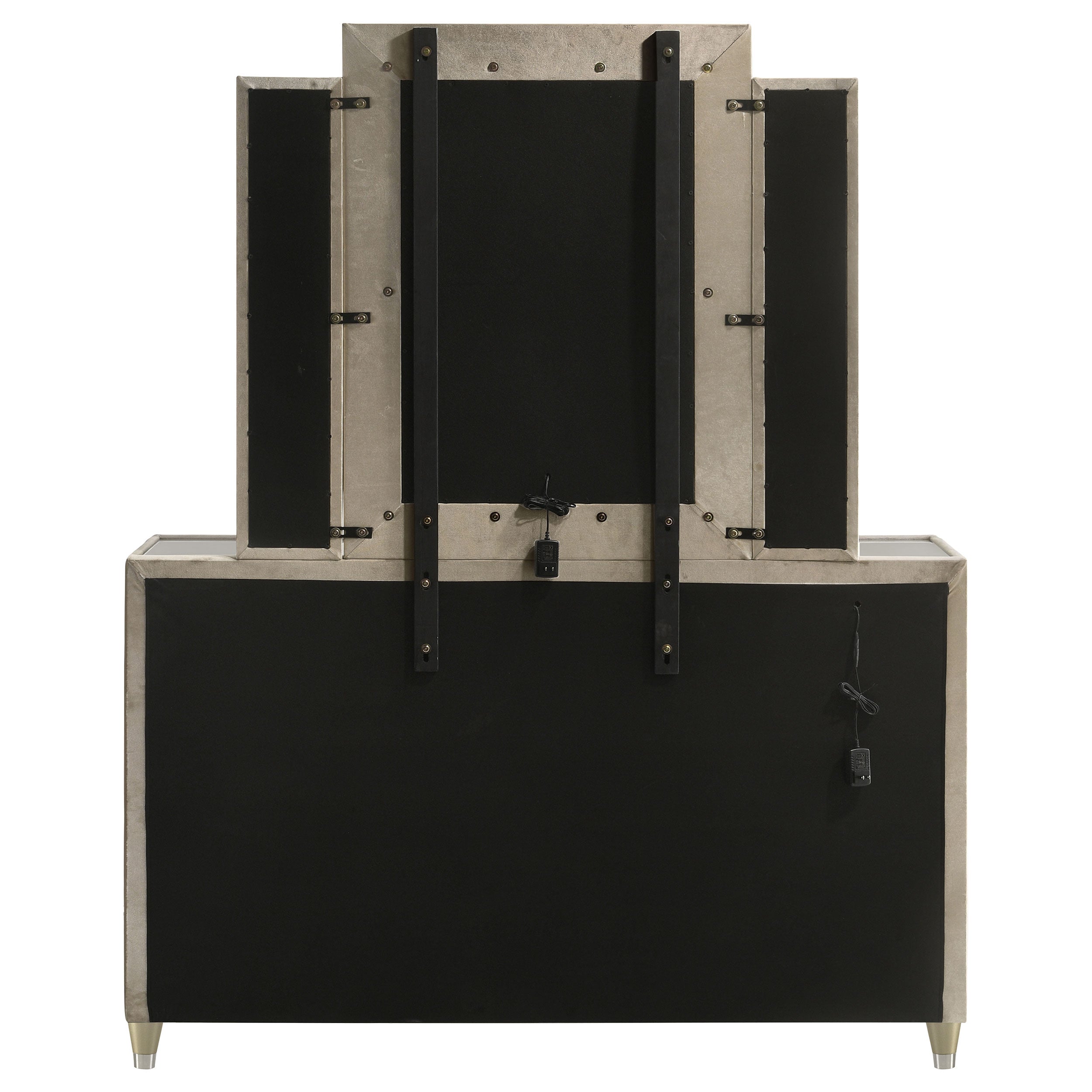 Lorient LED Dresser with LED Mirror - Ideal Furniture (Fresno,CA)