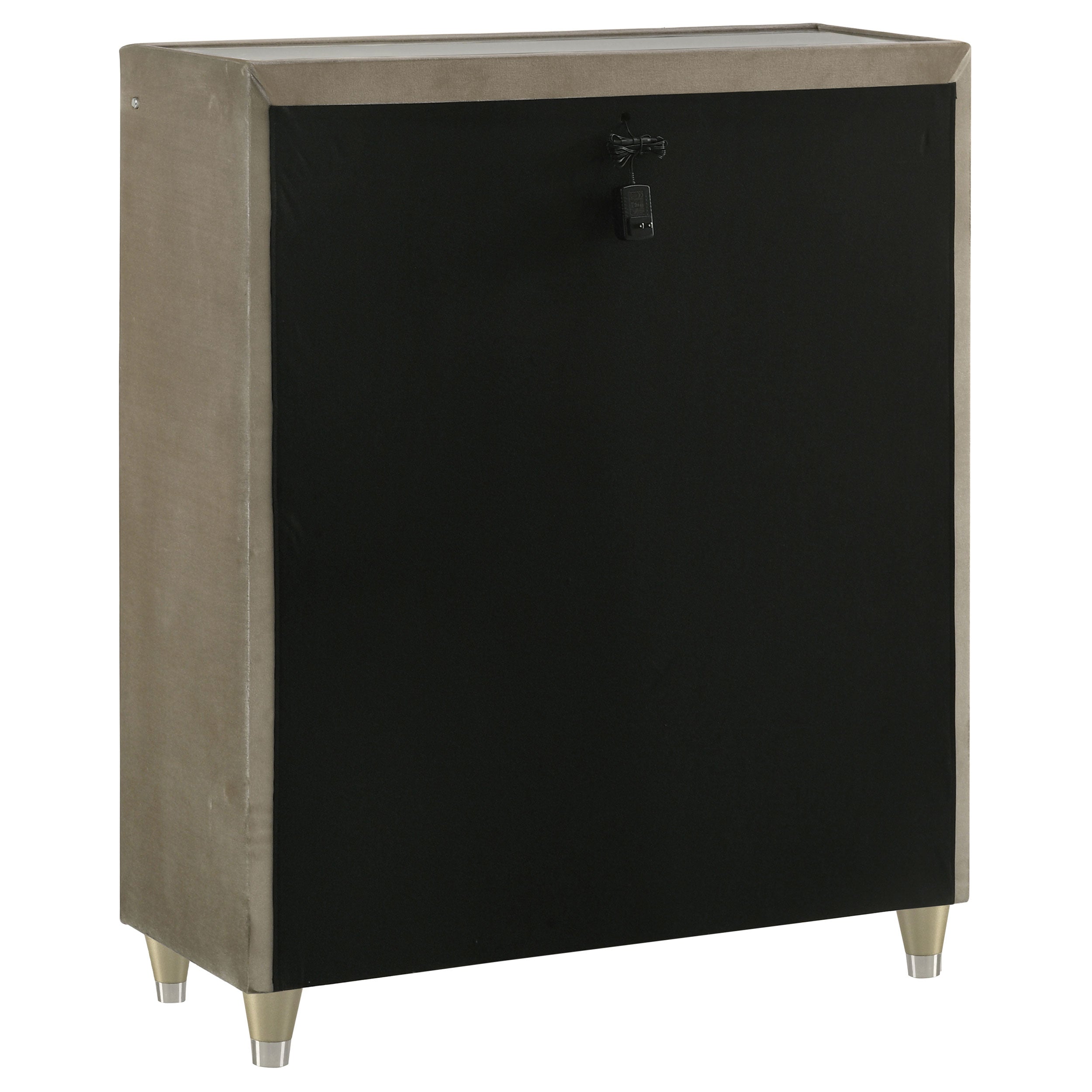 Lorient Chest of Drawers with LED Lighting - Ideal Furniture (Fresno,CA)