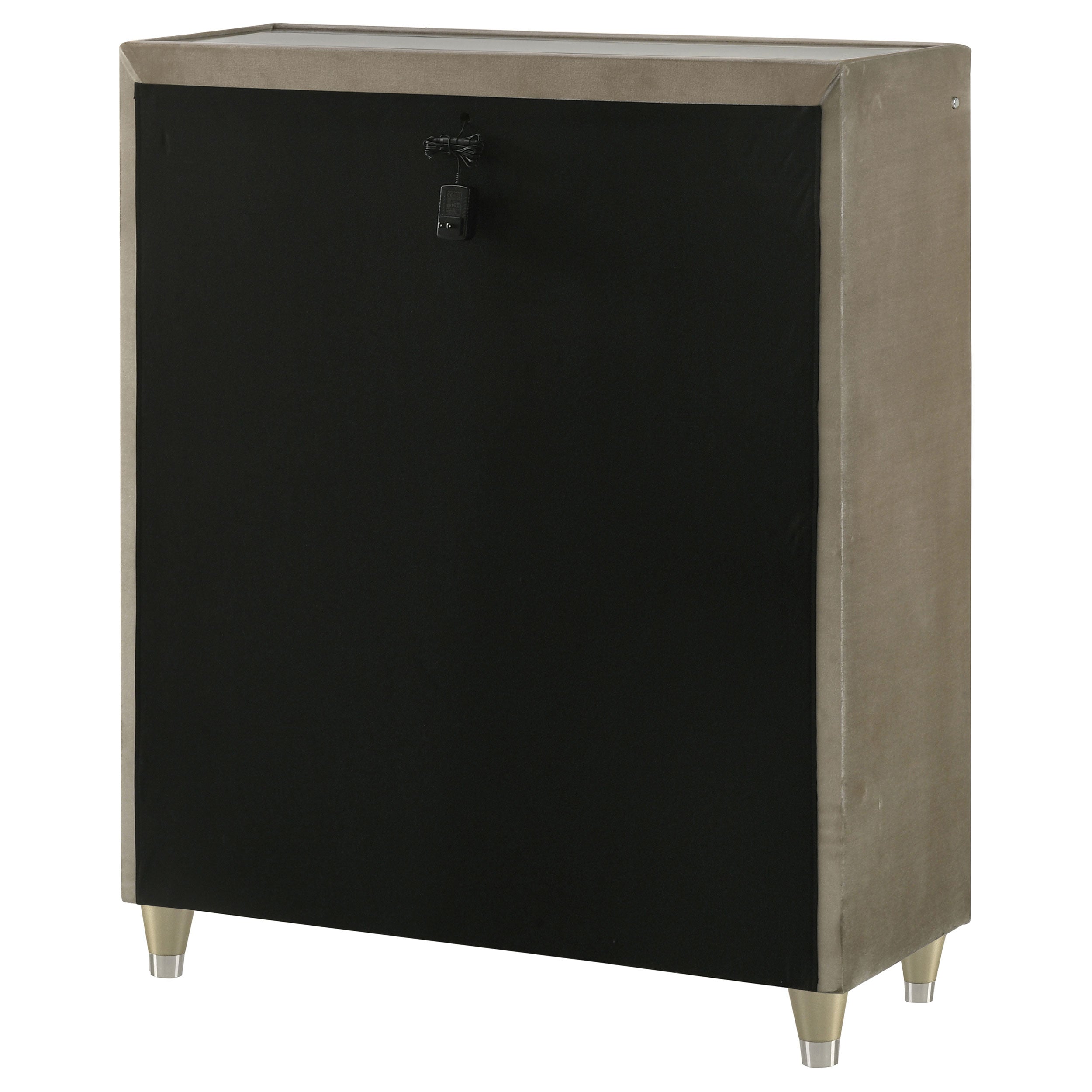 Lorient Chest of Drawers with LED Lighting - Ideal Furniture (Fresno,CA)
