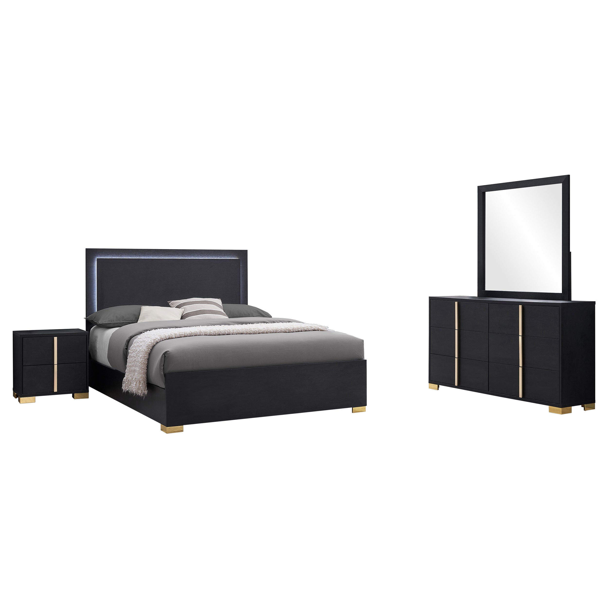 Marceline Bedroom Set - Ideal Furniture (Fresno,CA)