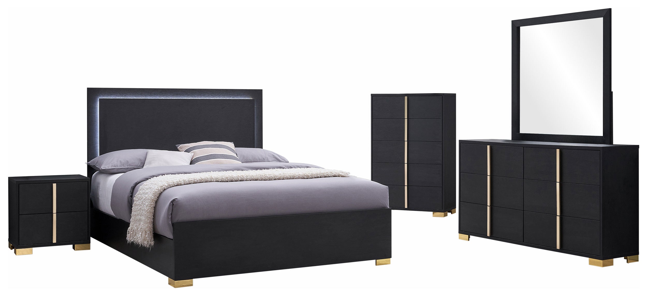 Marceline Bedroom Set - Ideal Furniture (Fresno,CA)