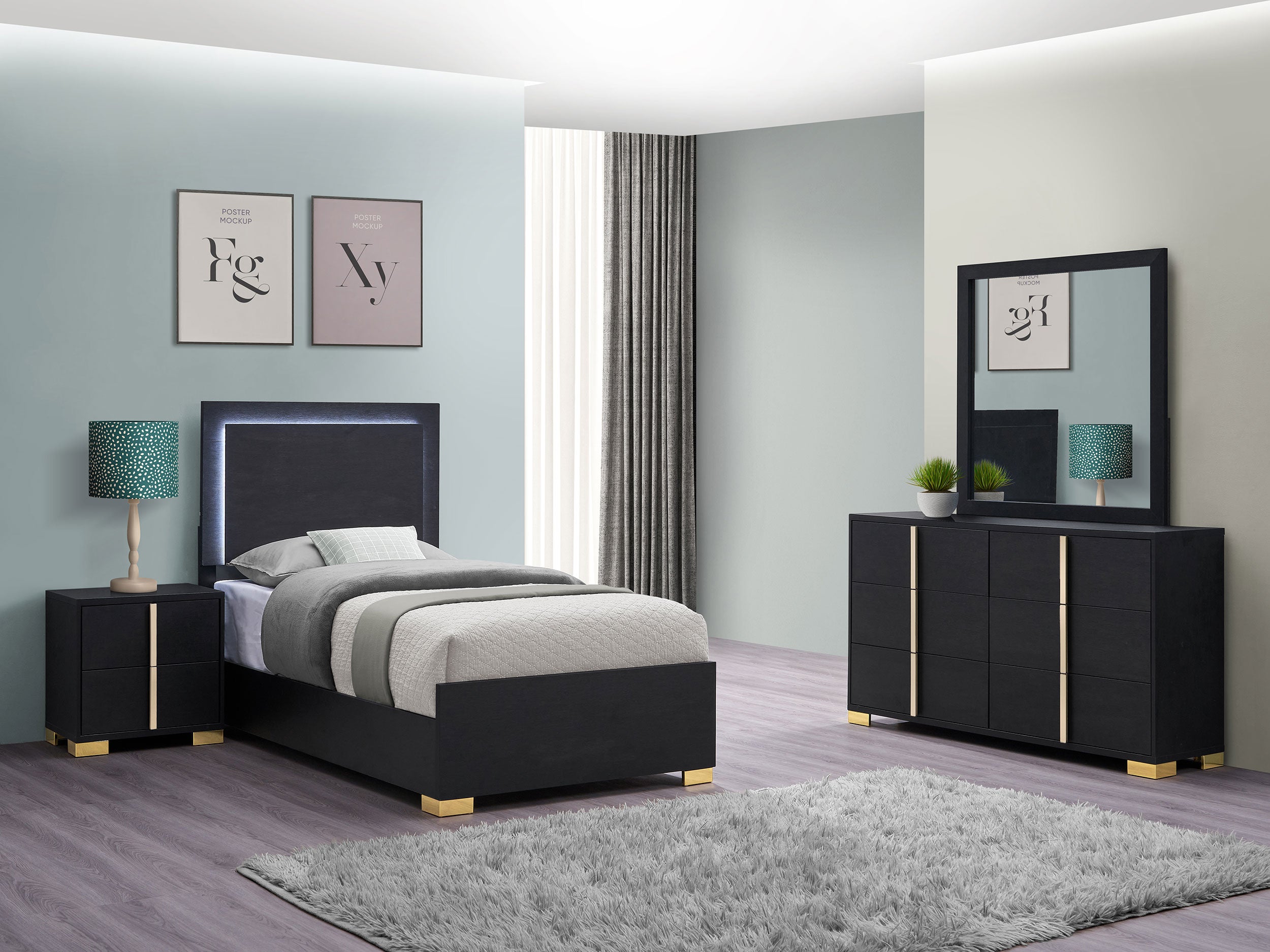 Marceline Bedroom Set - Ideal Furniture (Fresno,CA)