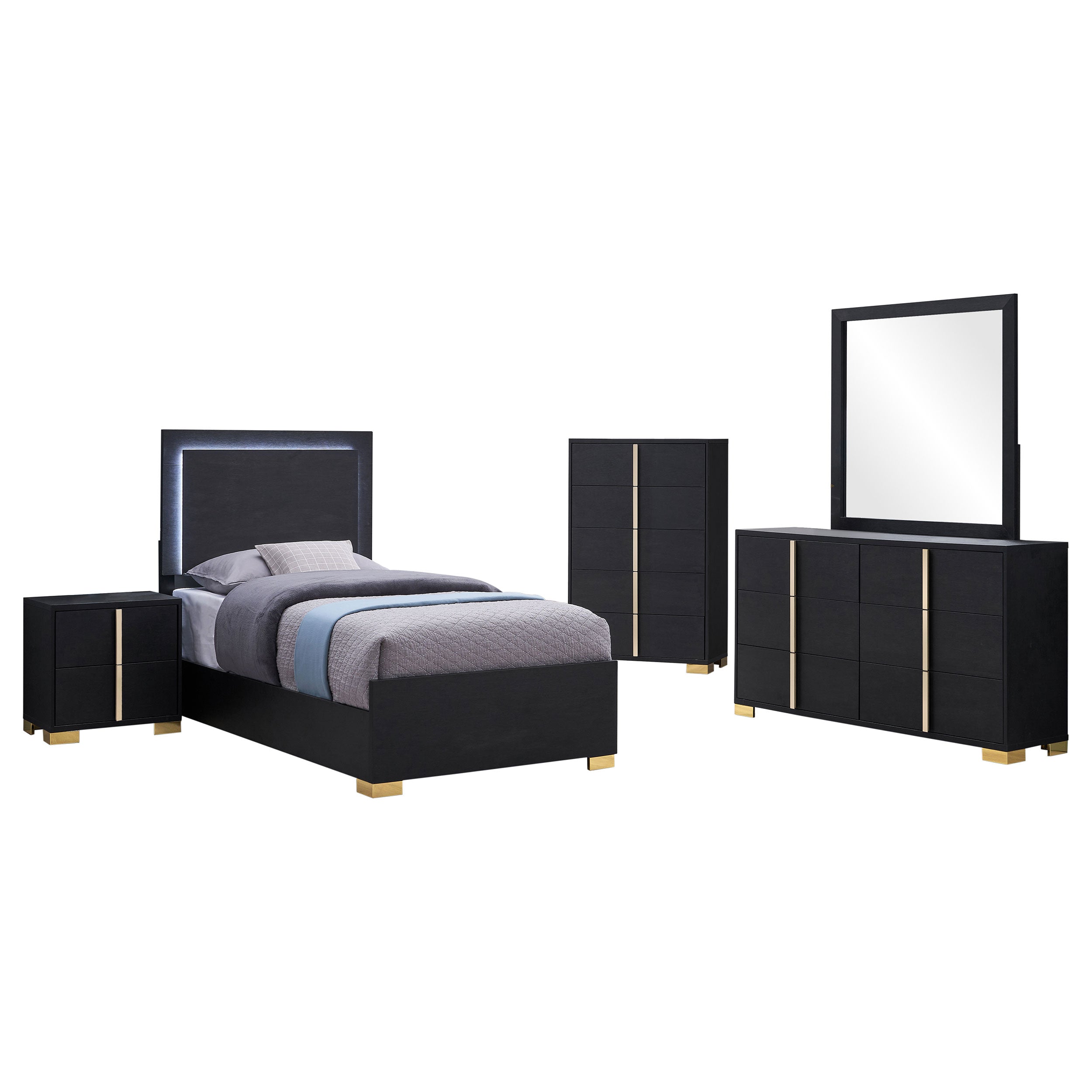Marceline Bedroom Set - Ideal Furniture (Fresno,CA)