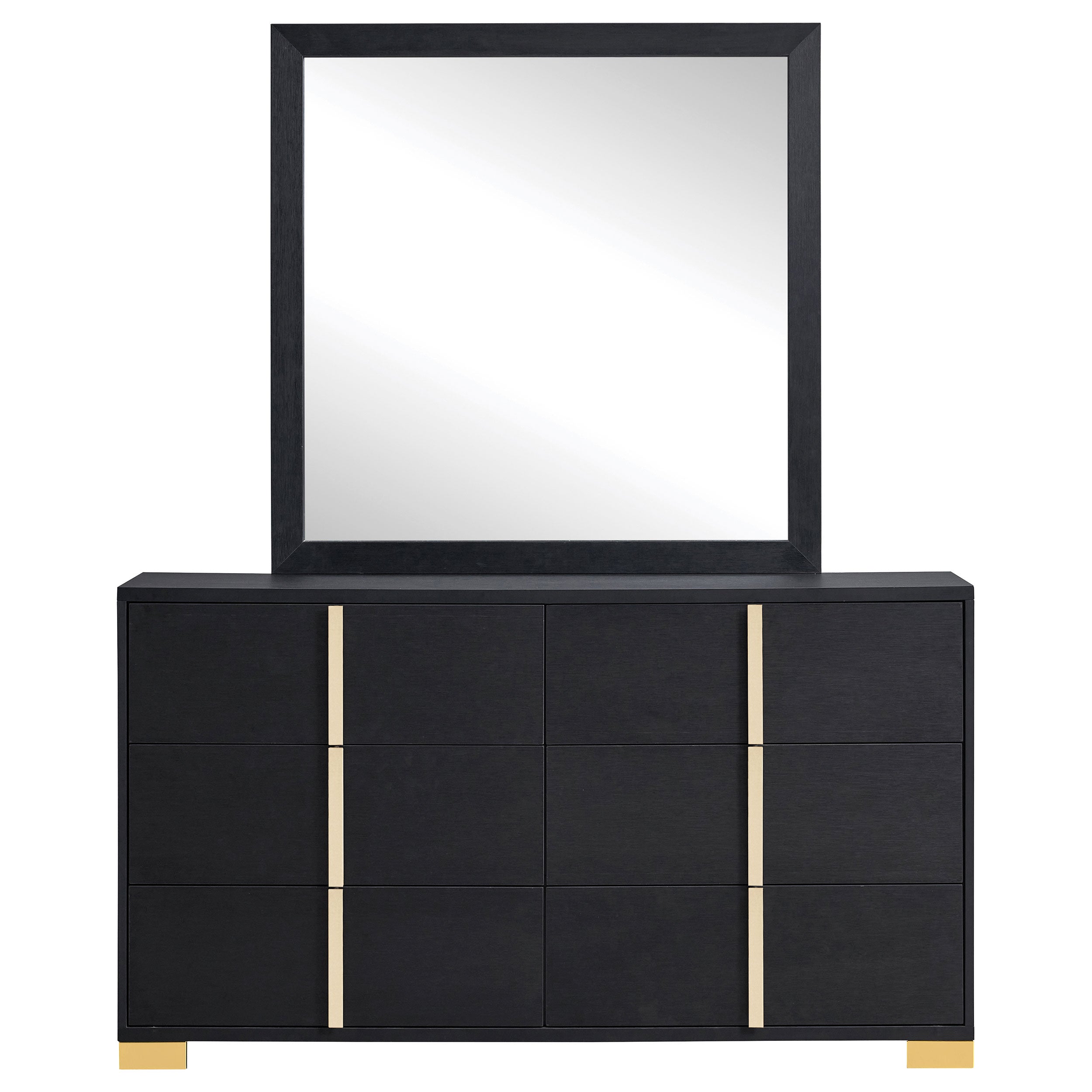 Marceline Dresser with Mirror - Ideal Furniture (Fresno,CA)