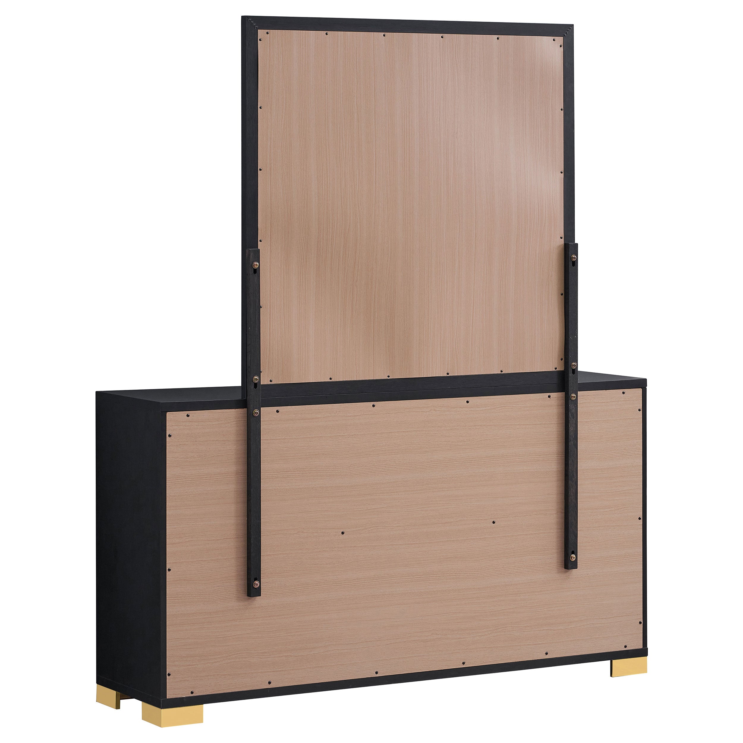 Marceline Dresser with Mirror - Ideal Furniture (Fresno,CA)