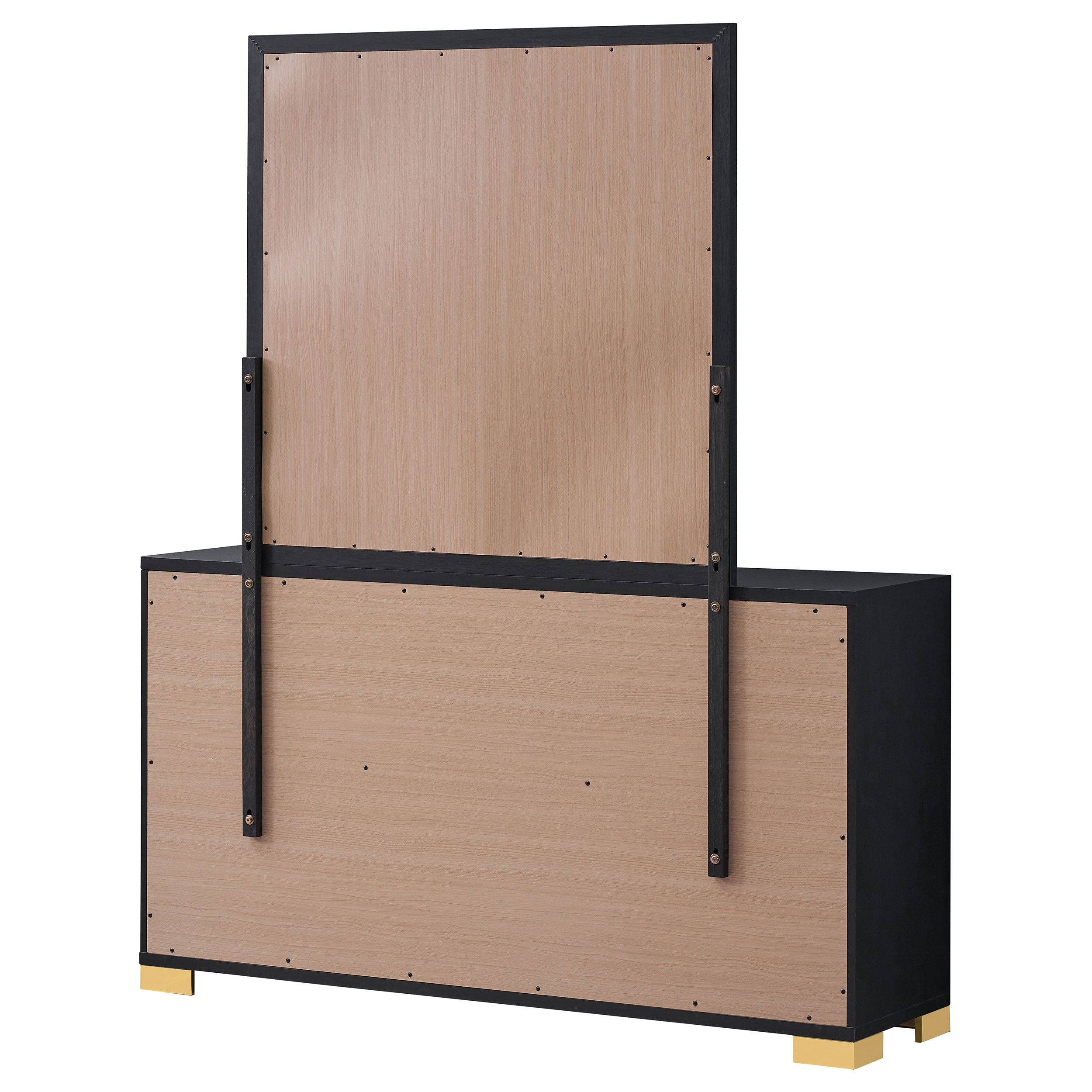 Marceline Dresser with Mirror - Ideal Furniture (Fresno,CA)
