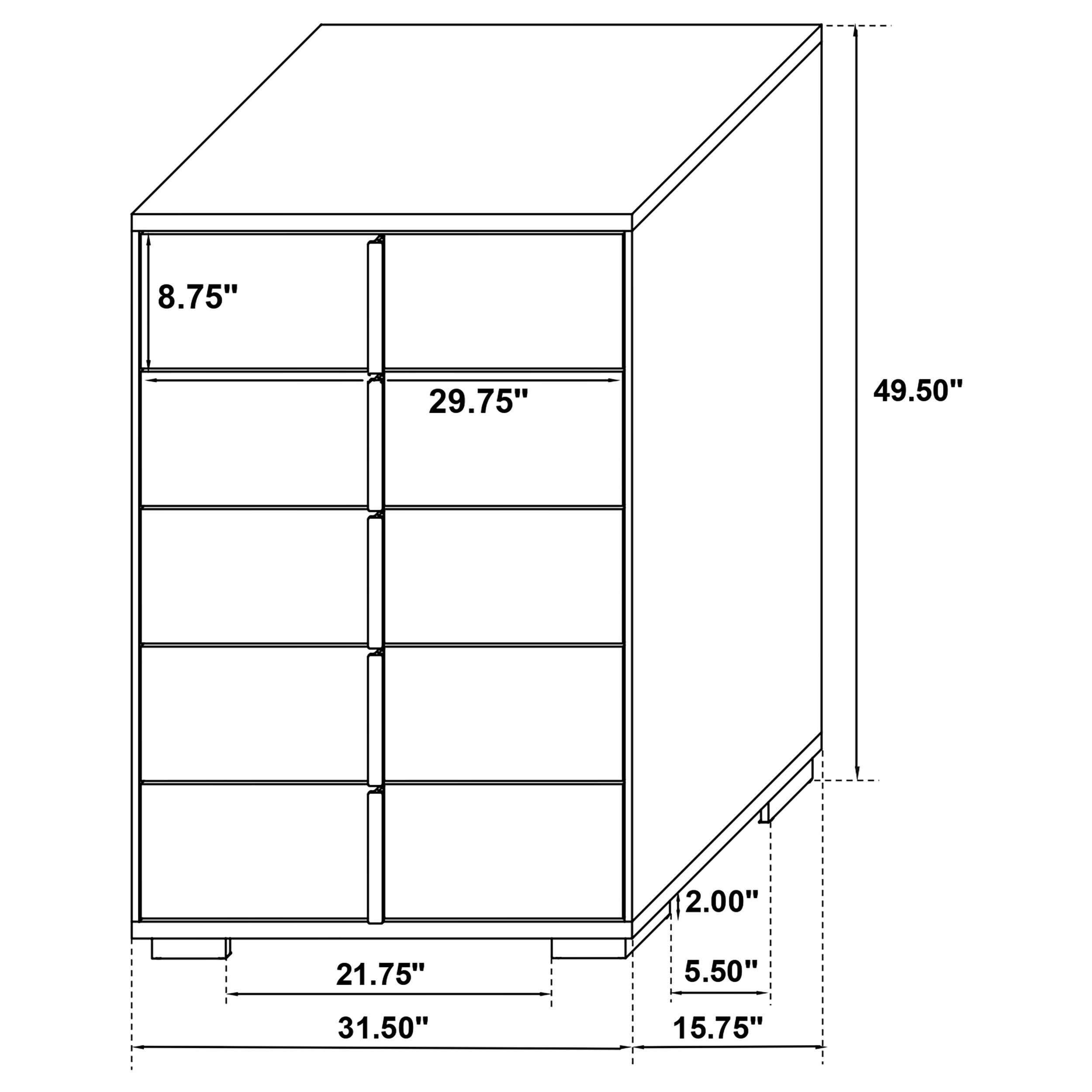 Marceline Chest of Drawers - Ideal Furniture (Fresno,CA)