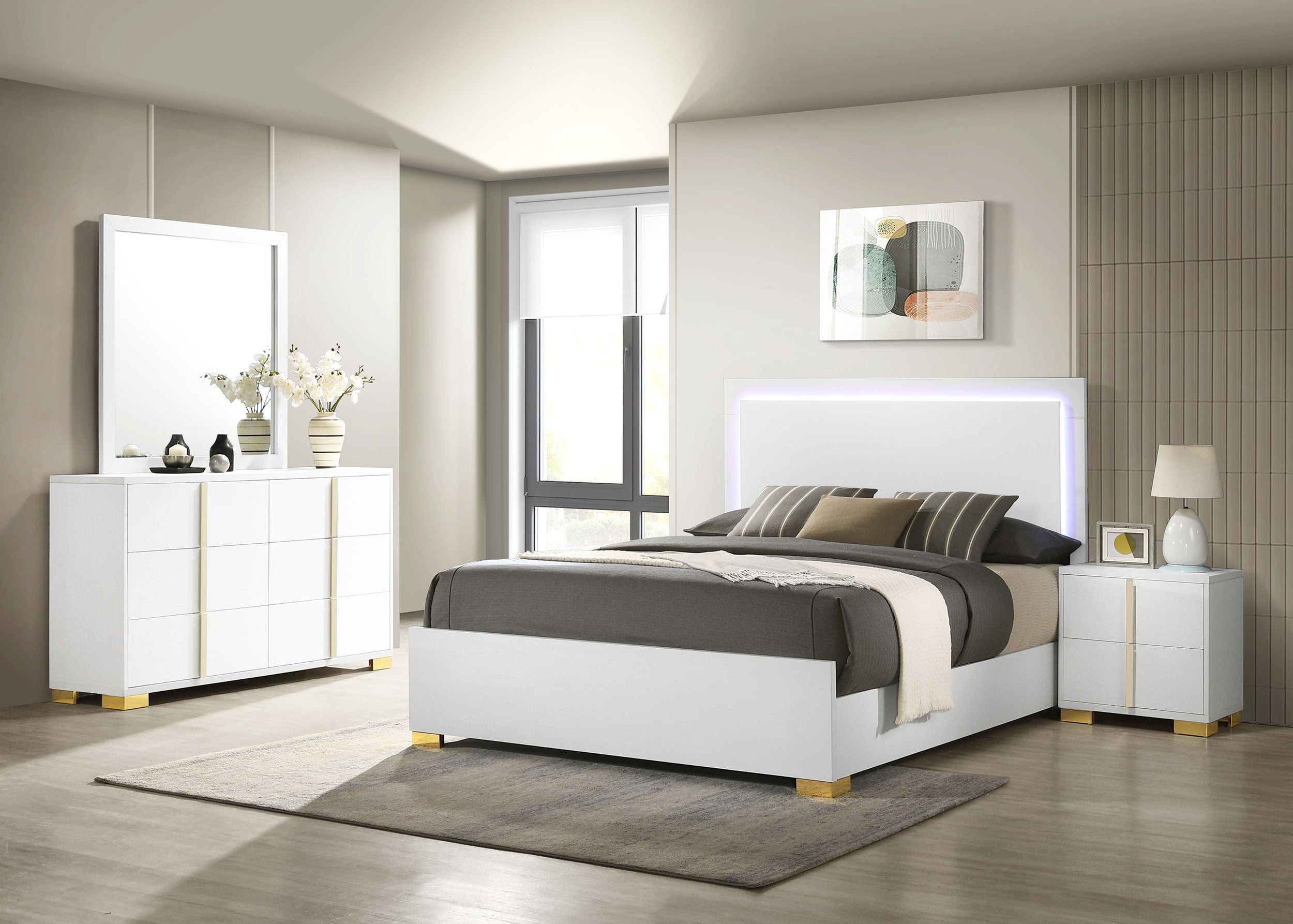 Marceline Bedroom Set - Ideal Furniture (Fresno,CA)