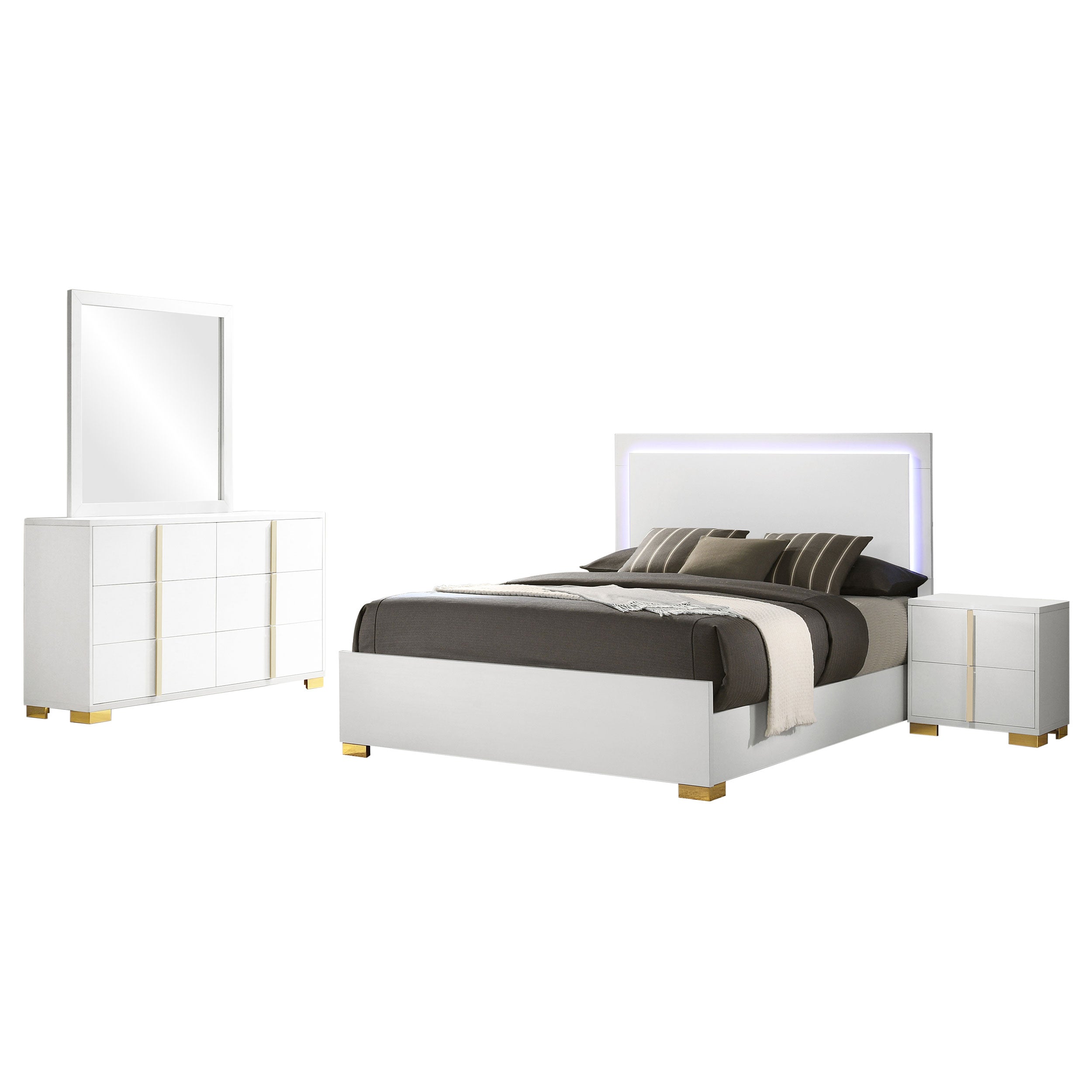 Marceline Bedroom Set - Ideal Furniture (Fresno,CA)