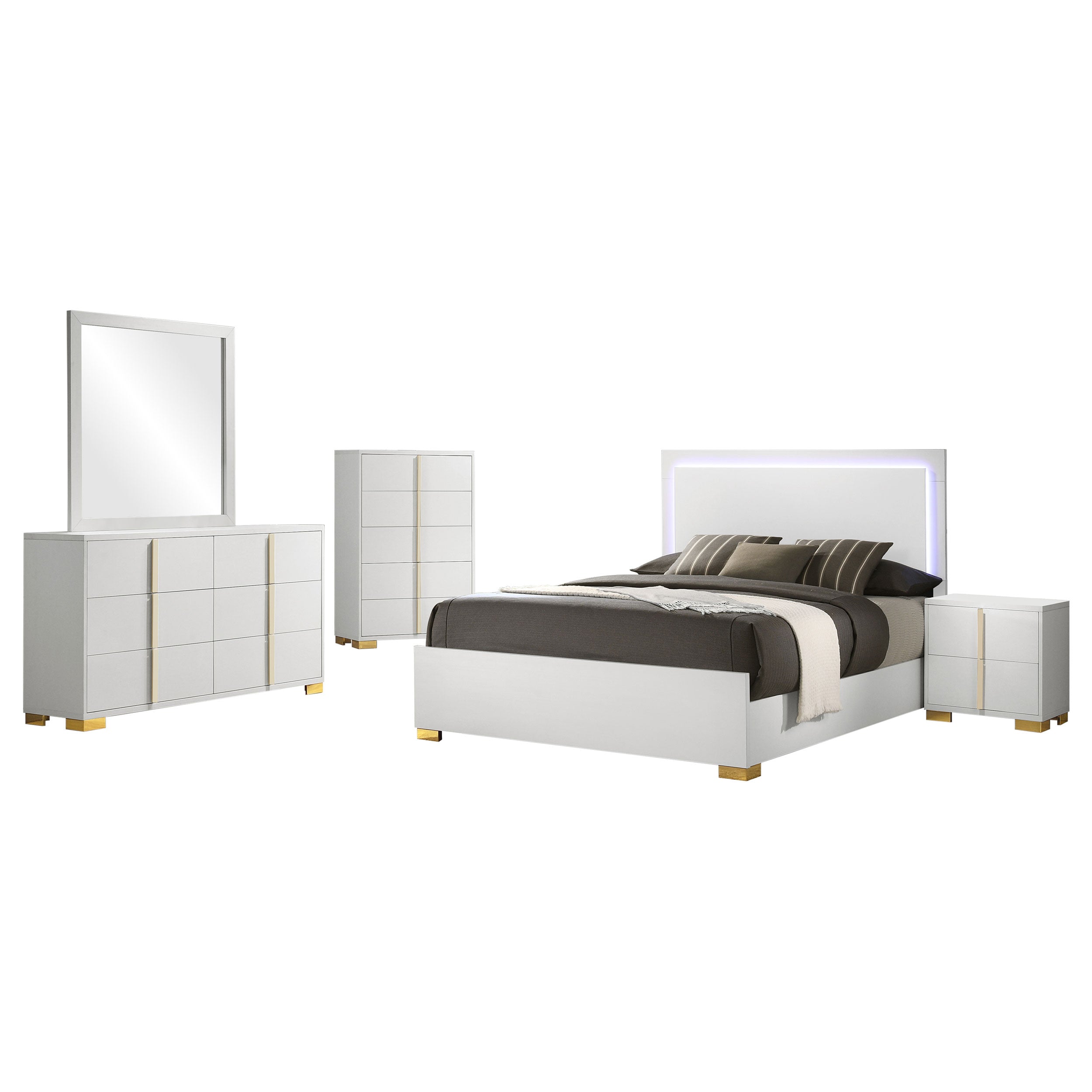 Marceline Bedroom Set - Ideal Furniture (Fresno,CA)