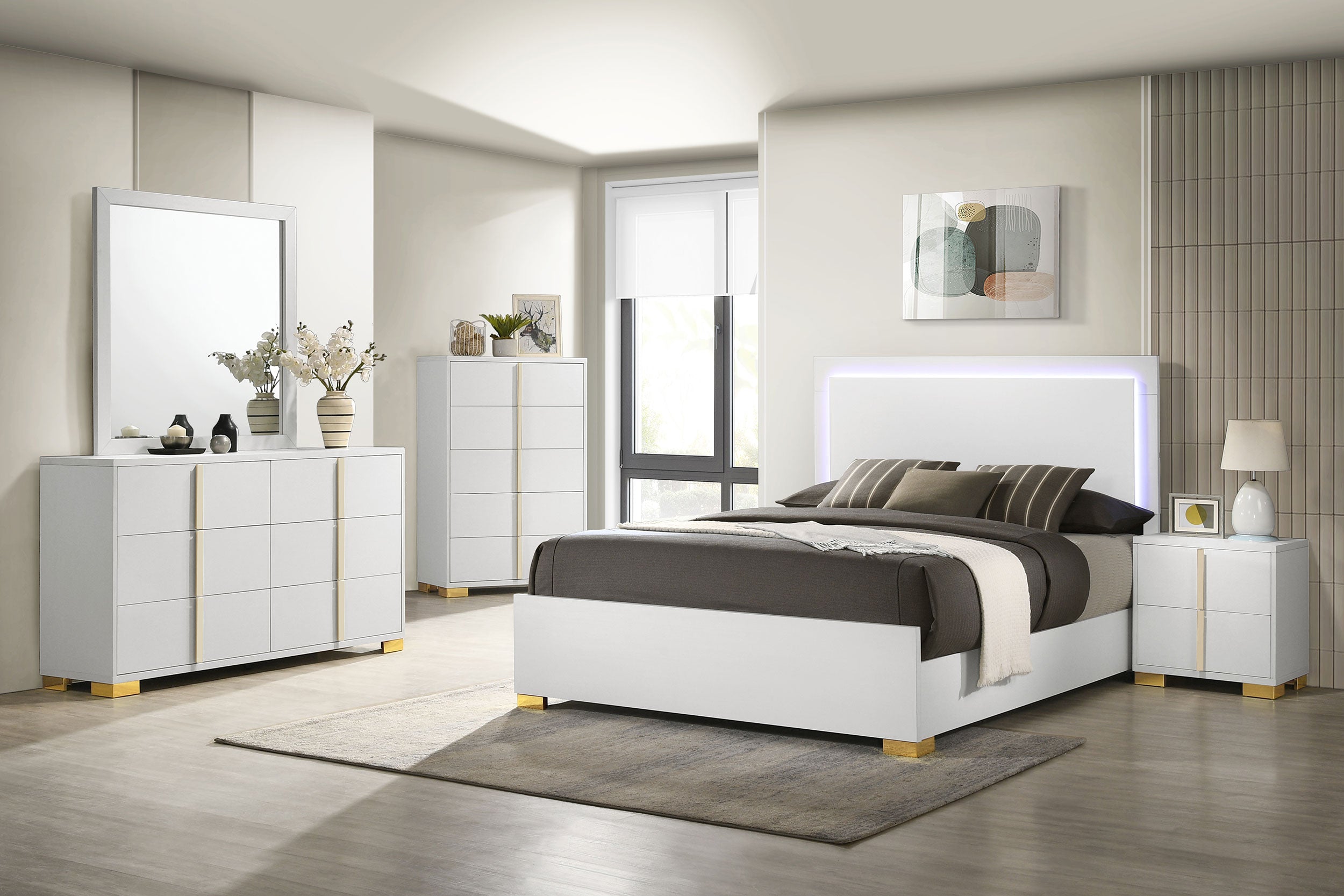 Marceline Bedroom Set - Ideal Furniture (Fresno,CA)
