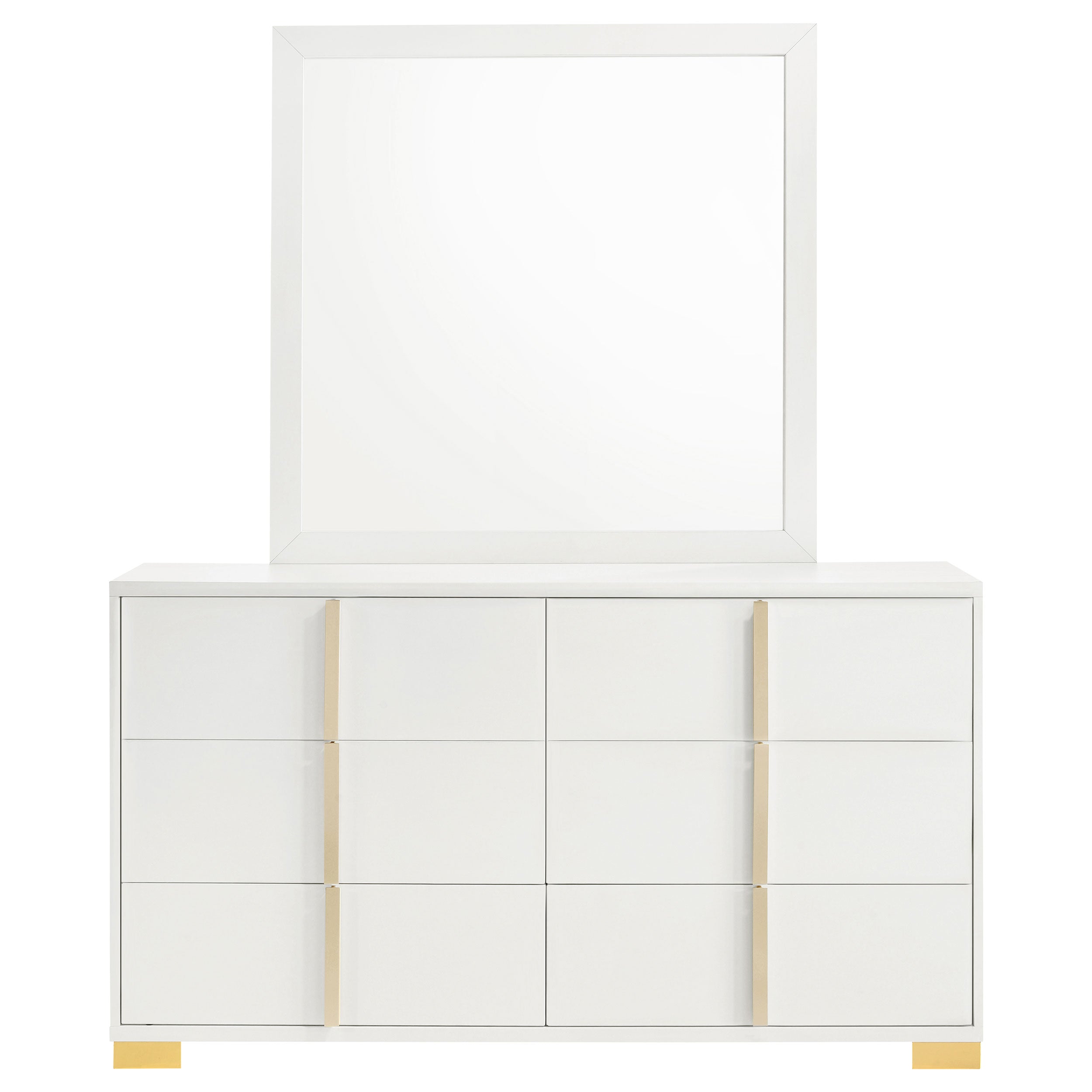 Marceline Dresser with Mirror - Ideal Furniture (Fresno,CA)