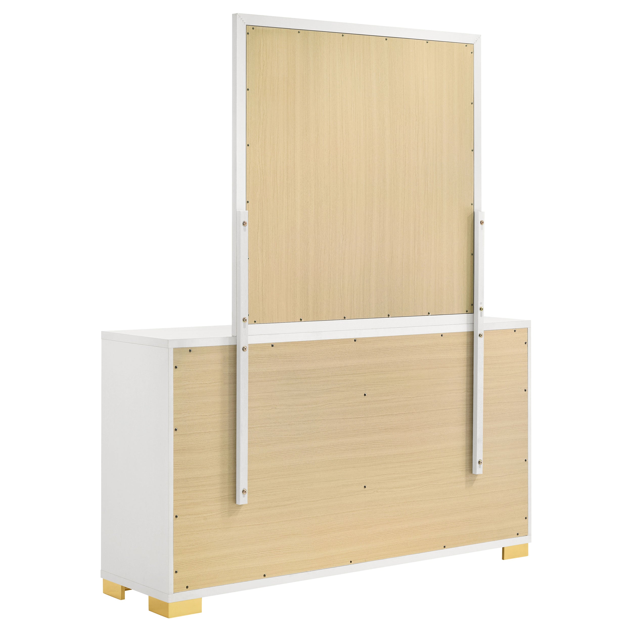 Marceline Dresser with Mirror - Ideal Furniture (Fresno,CA)