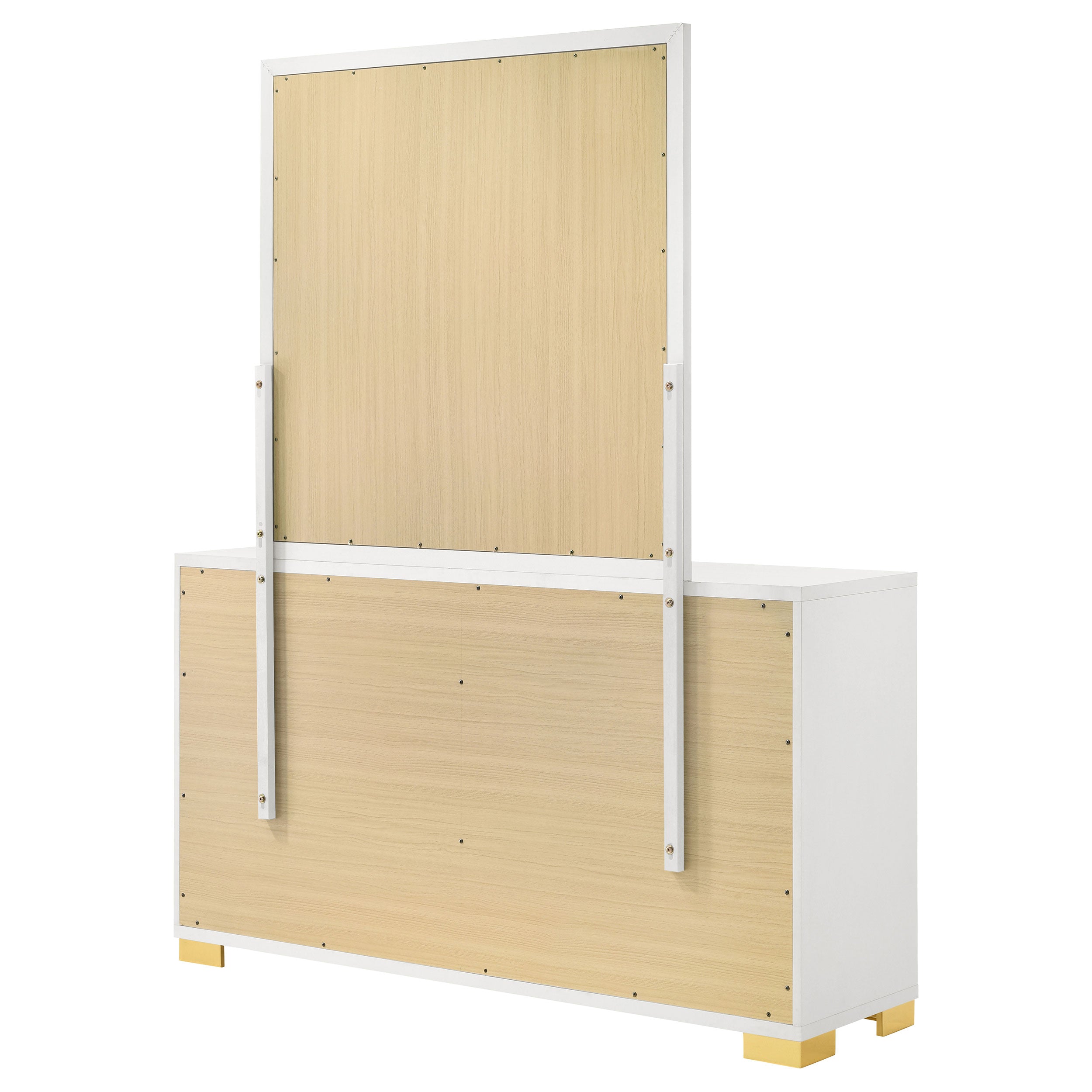 Marceline Dresser with Mirror - Ideal Furniture (Fresno,CA)