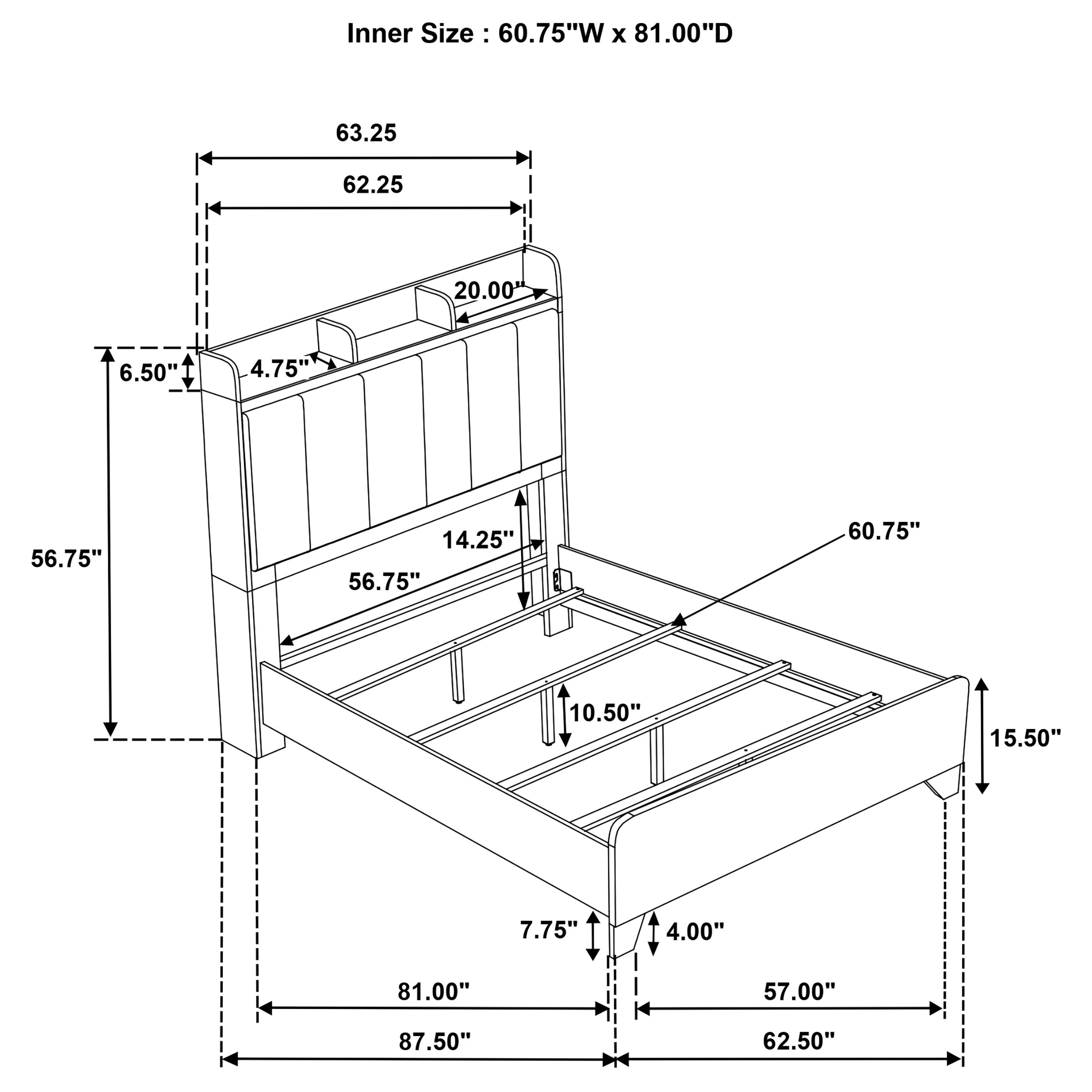 Henderson Bookcase Bed - Ideal Furniture (Fresno,CA)