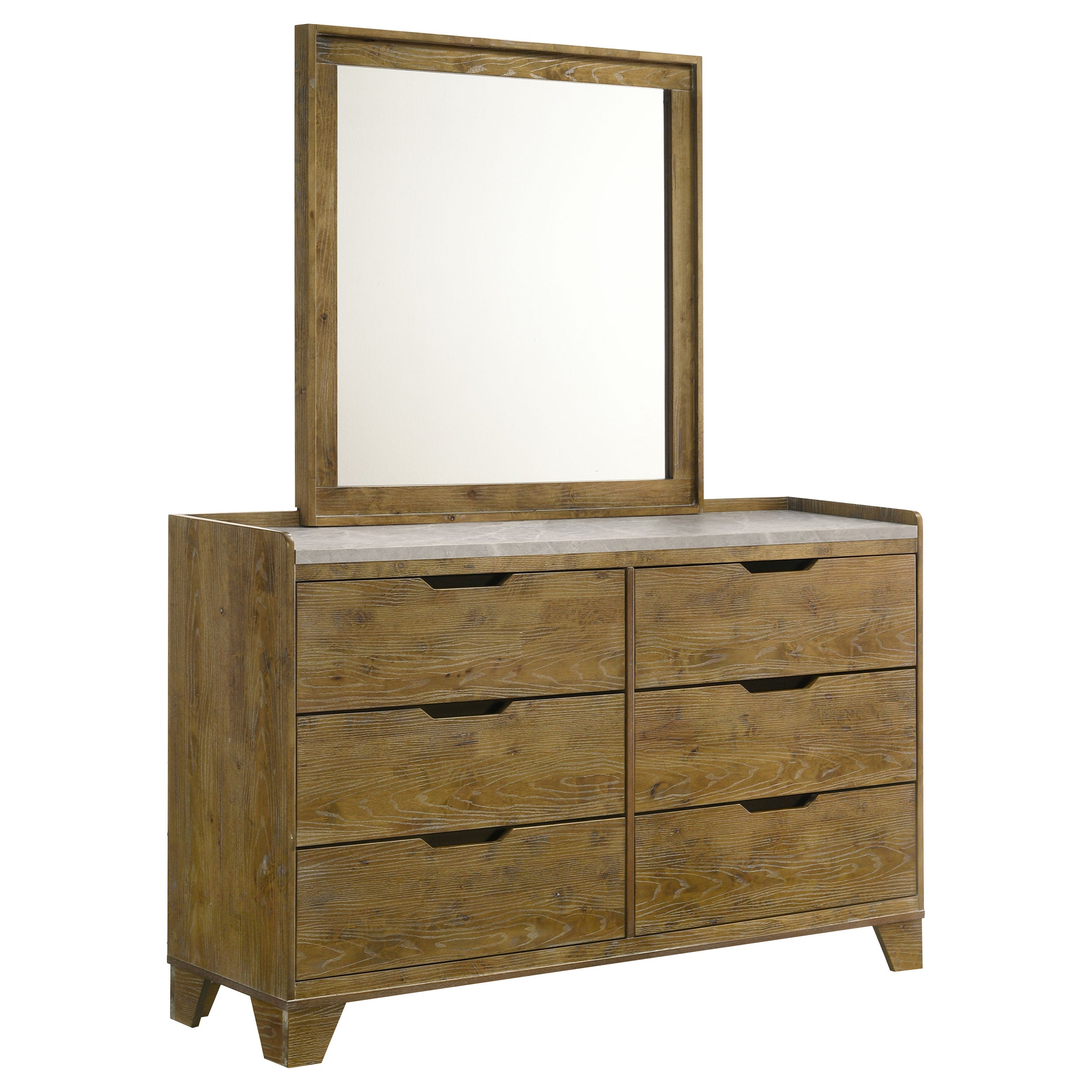 Henderson Dresser with Mirror - Ideal Furniture (Fresno,CA)