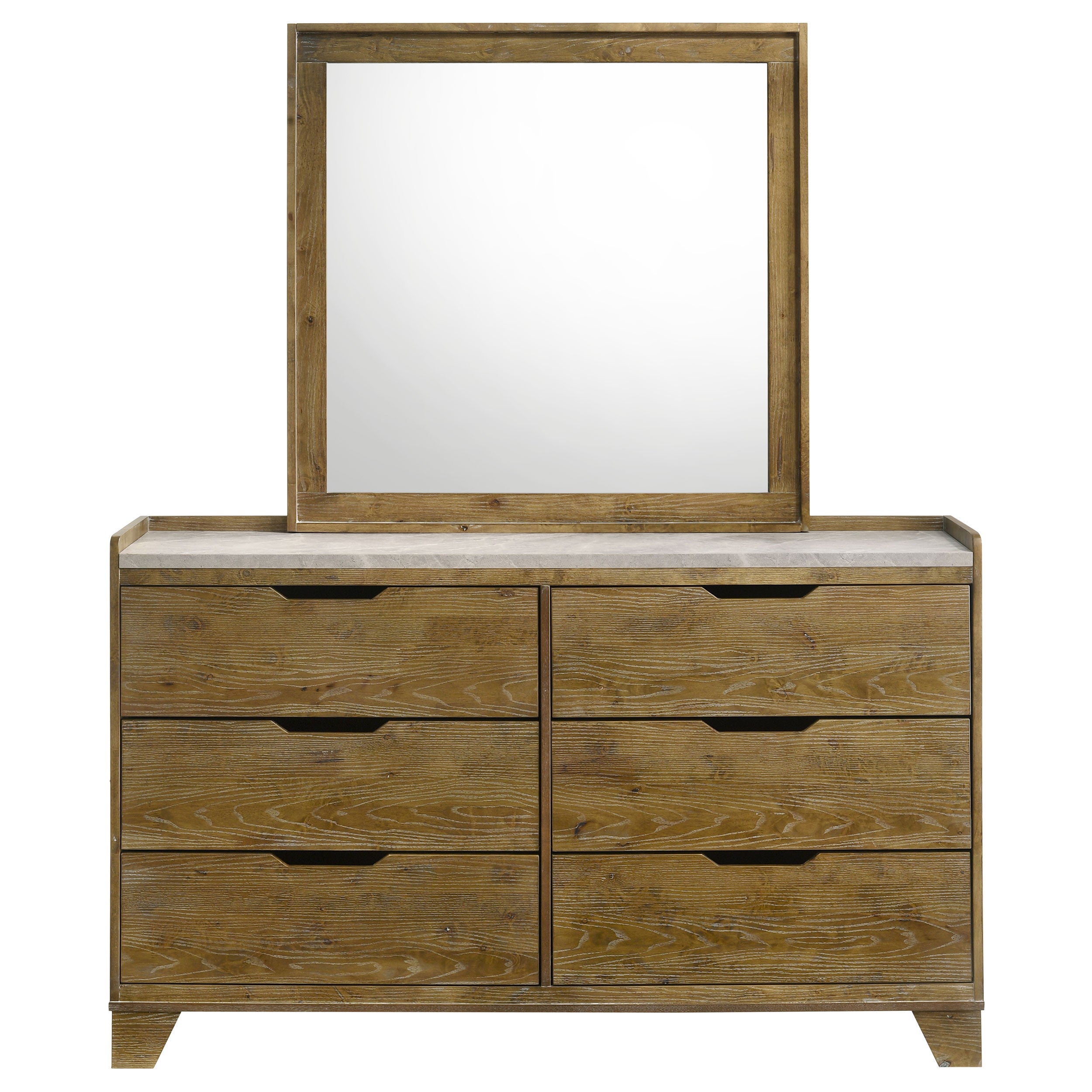 Henderson Dresser with Mirror - Ideal Furniture (Fresno,CA)