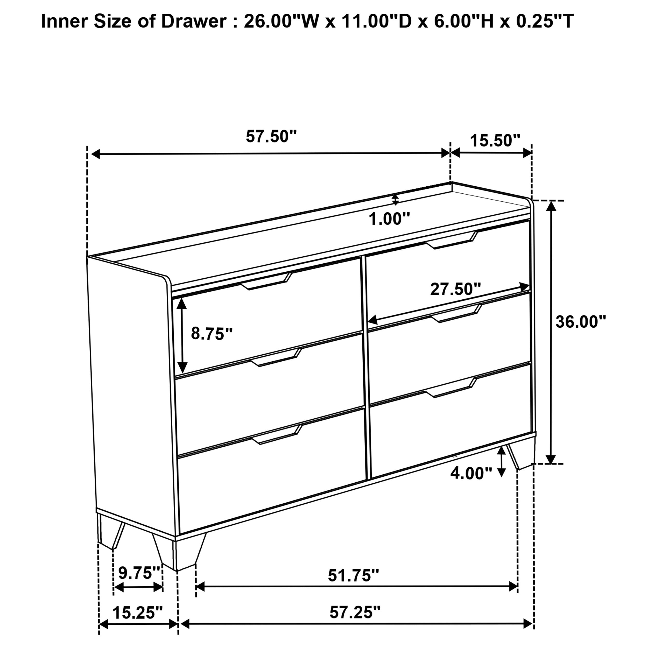 Henderson Dresser - Ideal Furniture (Fresno,CA)