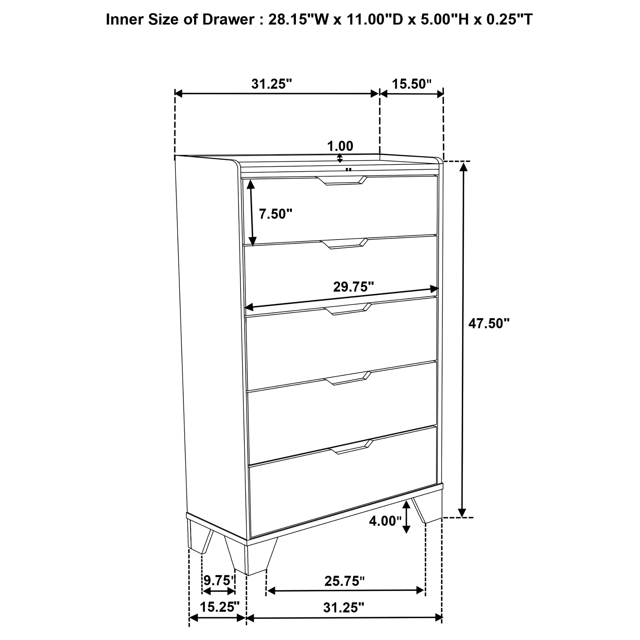 Henderson Chest of Drawers - Ideal Furniture (Fresno,CA)