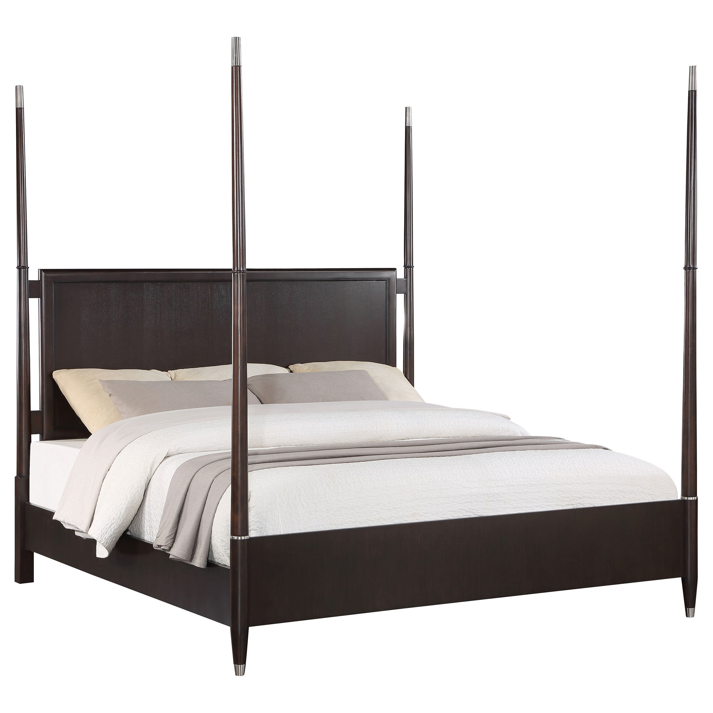 Emberlyn Four-Poster Panel Bed - Ideal Furniture (Fresno,CA)